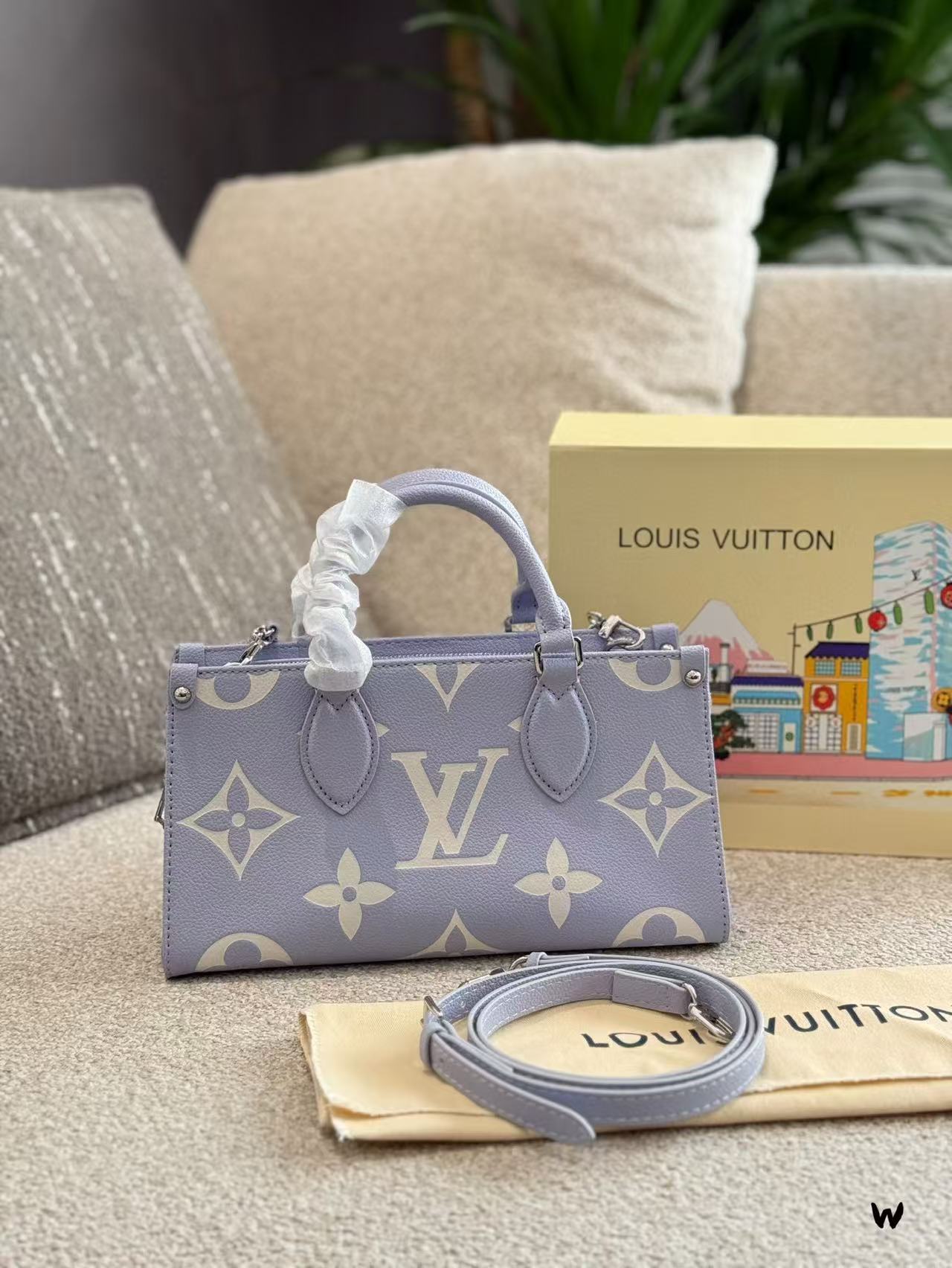 LV パープルチェーンハンドバッグ【 50％割引+送料無料】
