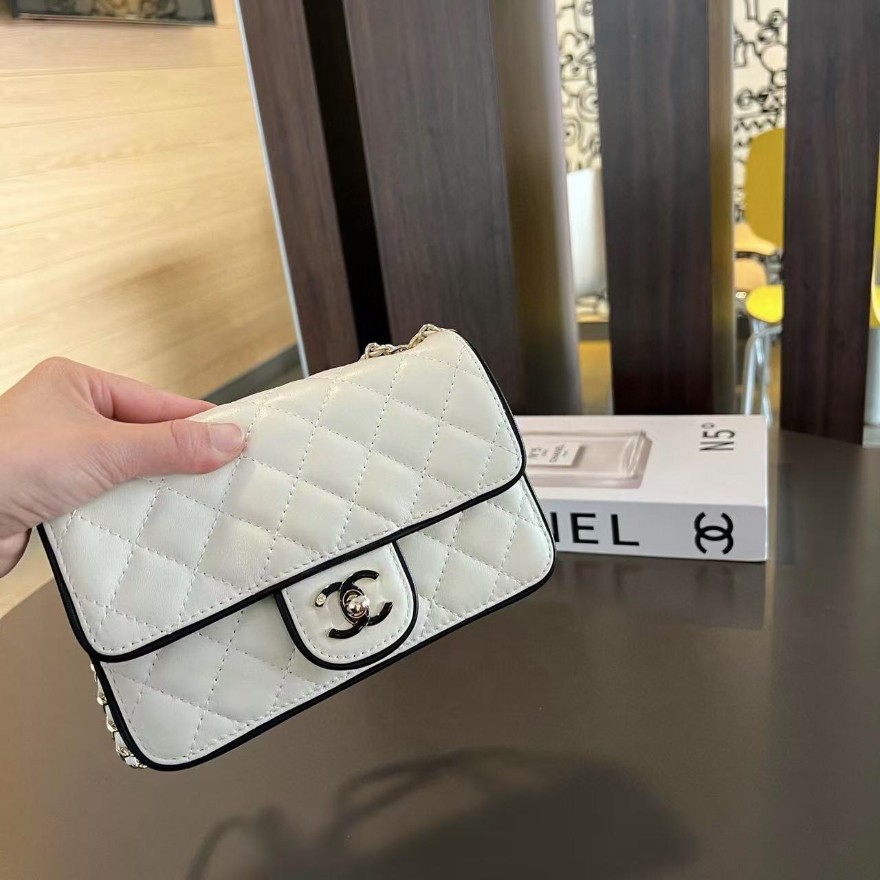 CHANE1 カラーブロックショルダークロスボディバッグ【 50％割引+送料無料】