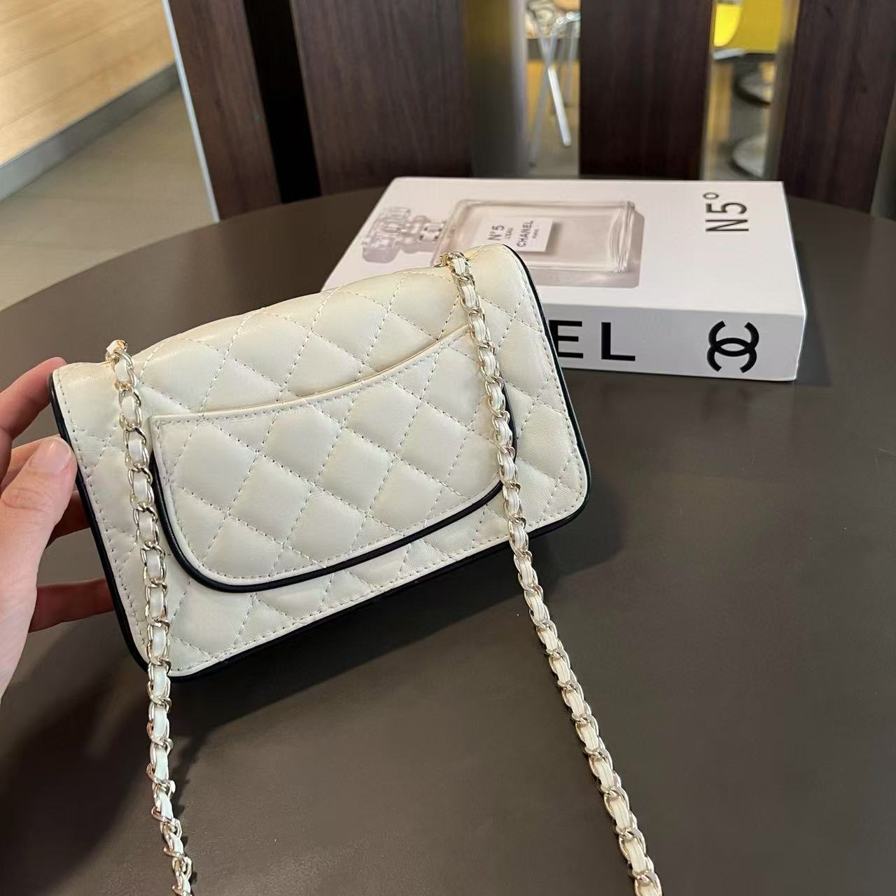 CHANE1 カラーブロックショルダークロスボディバッグ【 50％割引+送料無料】