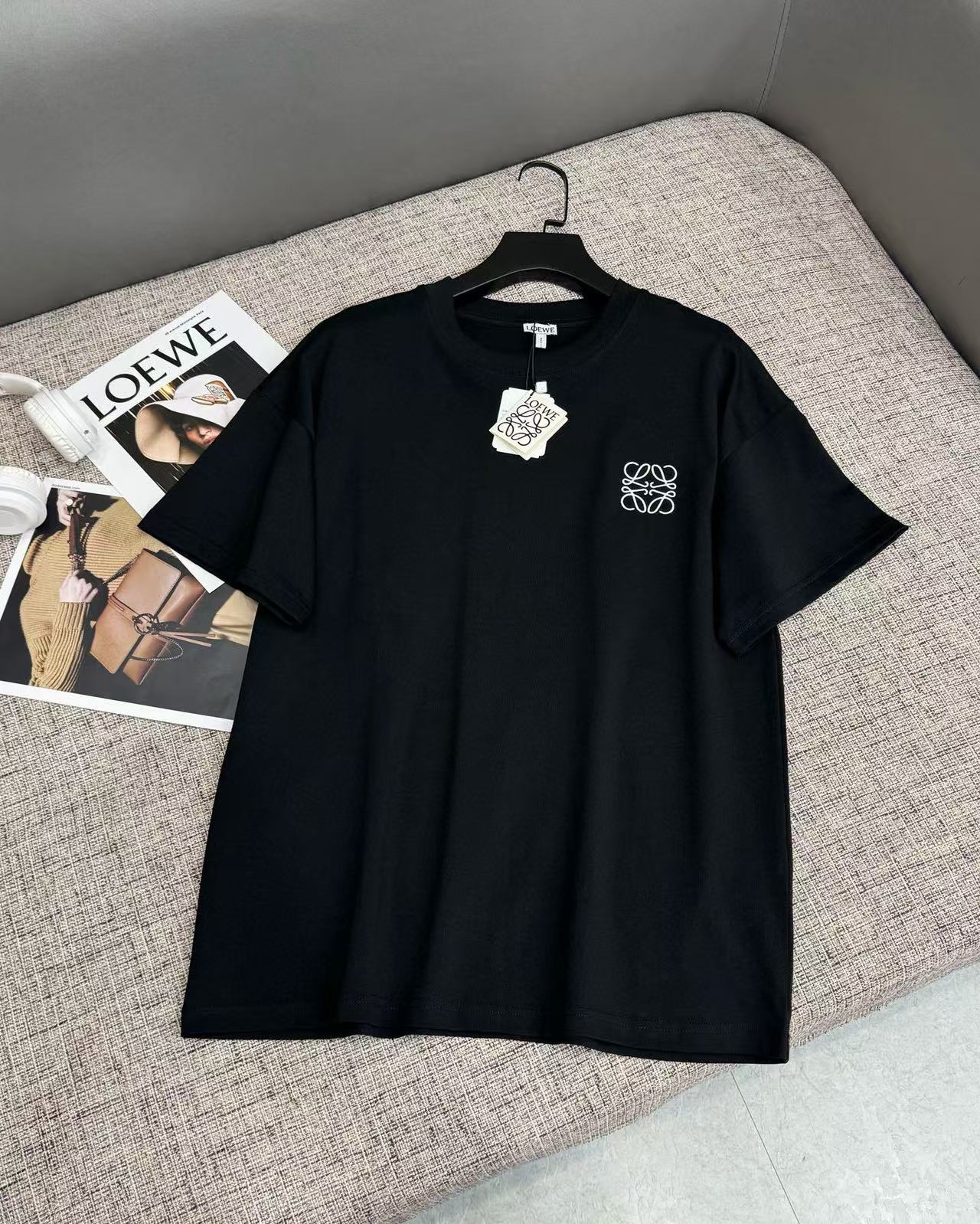 LOEWE 刺繍ロゴ Tシャツ【 50％割引+送料無料】
