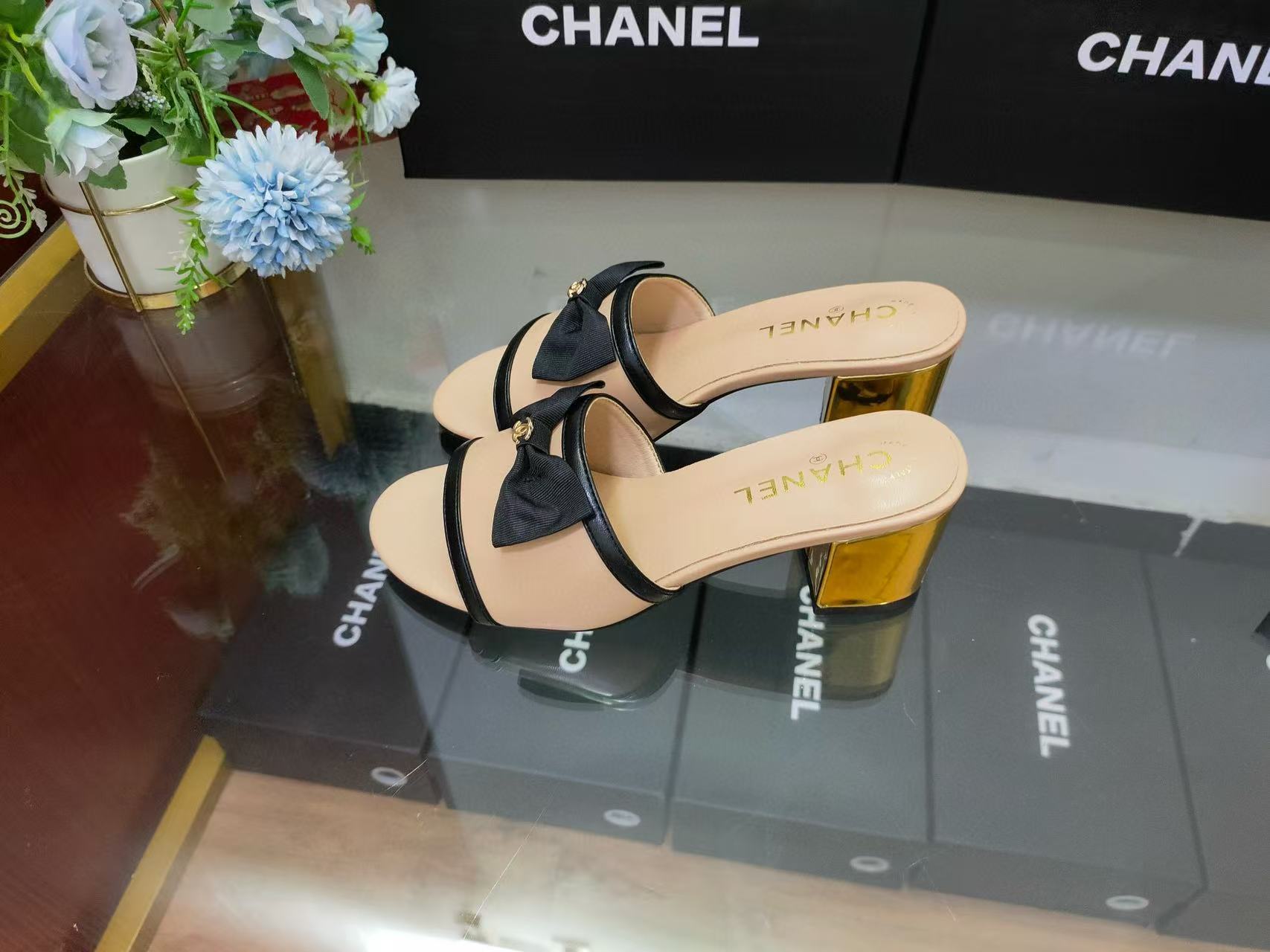 CHANE1 バタフライハイヒールサンダル【50％割引+送料無料】