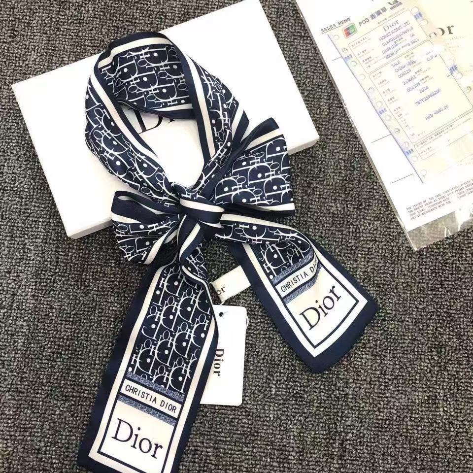 DI0Rプリントシルクスカーフ【 50％割引+送料無料】