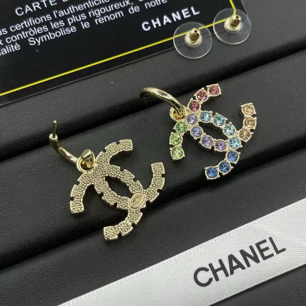 CHANE1 カラフルダイヤモンドピアス【 50％割引+送料無料】