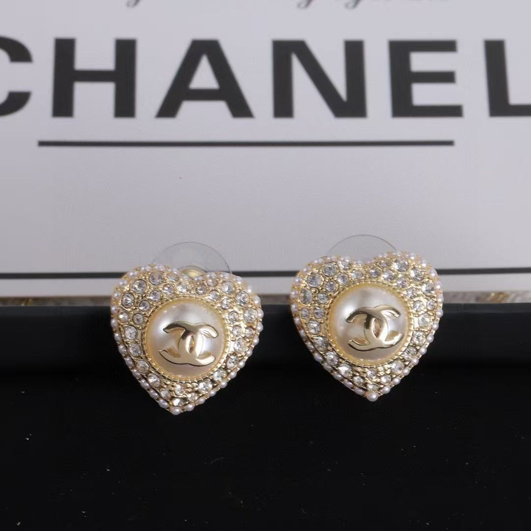 CHANE1 ハートシェイプ ダイヤモンド スタッドピアス【 50％割引+送料無料】