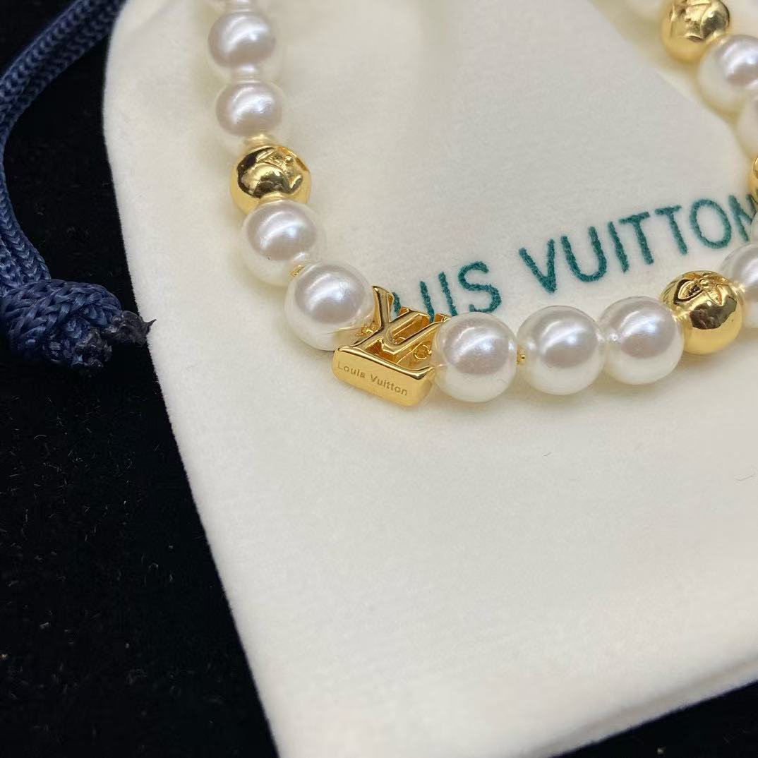 LVパールチェーンネックレス【 50％割引+送料無料】