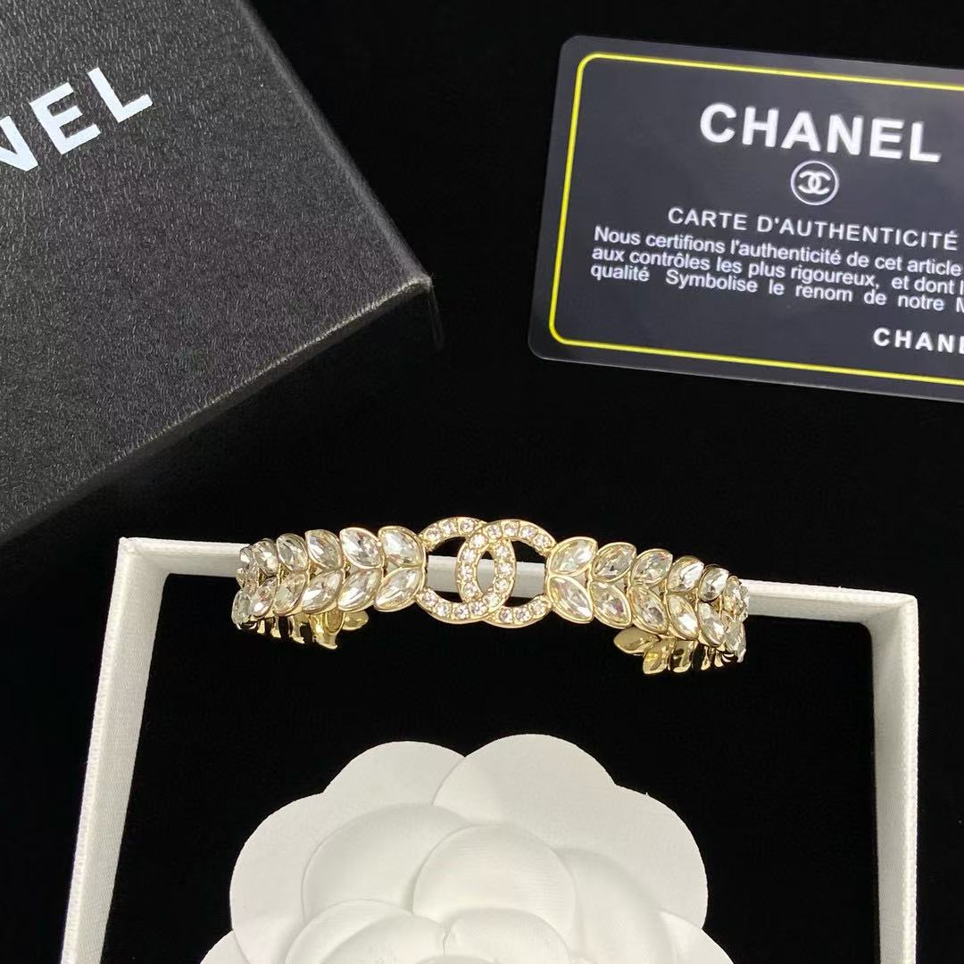 CHANE1 ダブルC ダイヤモンドブレスレット【 50％割引+送料無料】