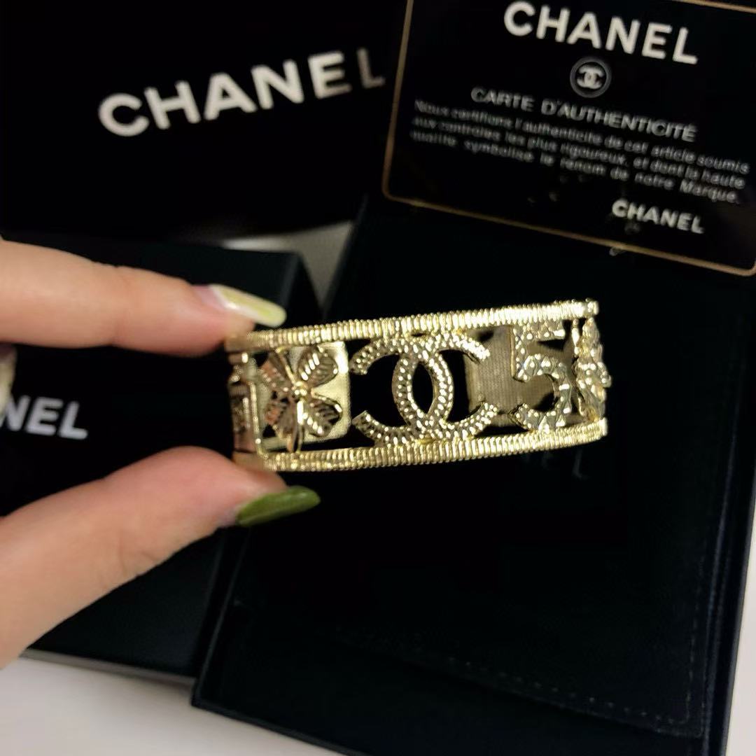 CHANE1 ダブルCオープンブレスレット【 50％割引+送料無料】