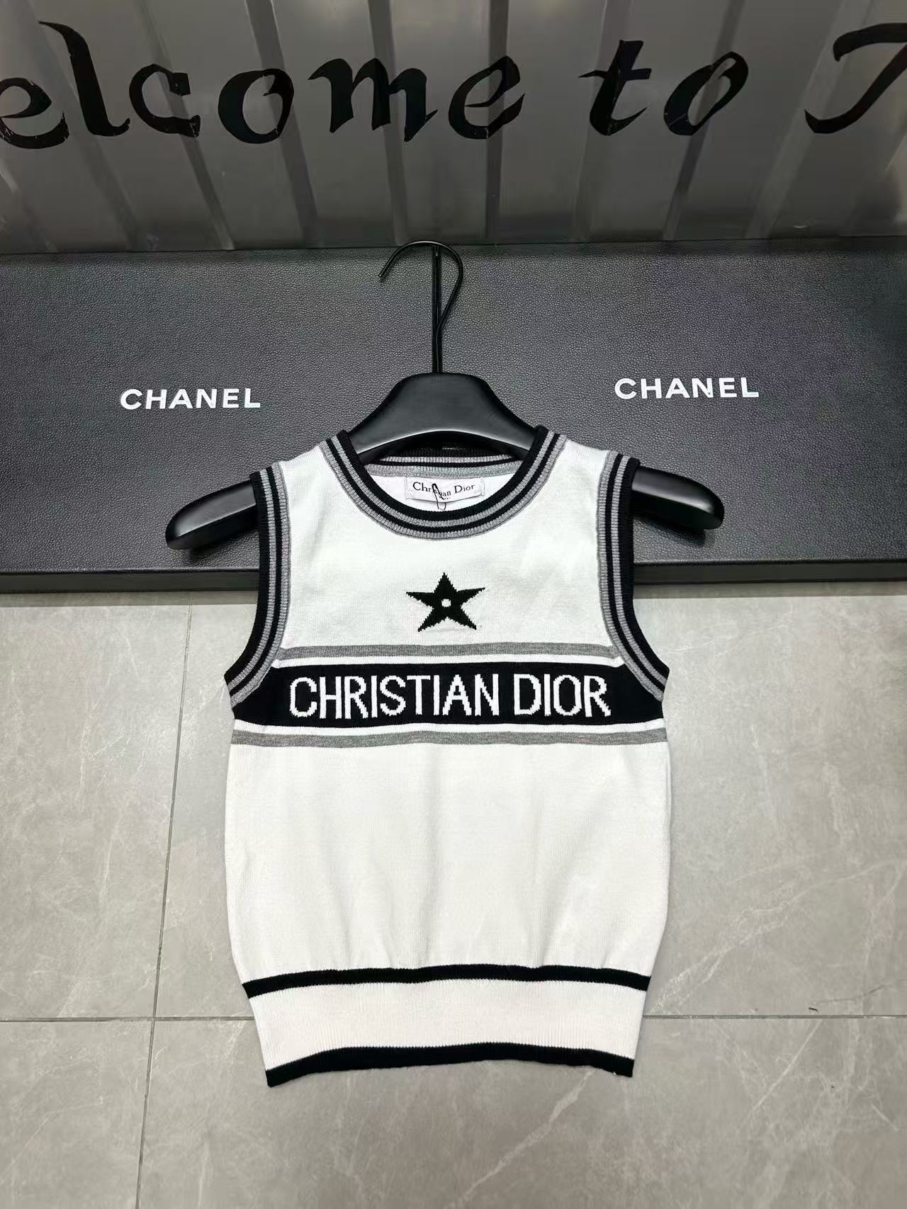 DI0R 五芒星レターウールベスト【 50％割引+送料無料】