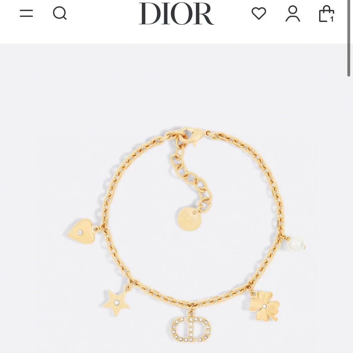 DI0R CD 五芒星 四つ葉のクローバー ブレスレット【 50％割引+送料無料】