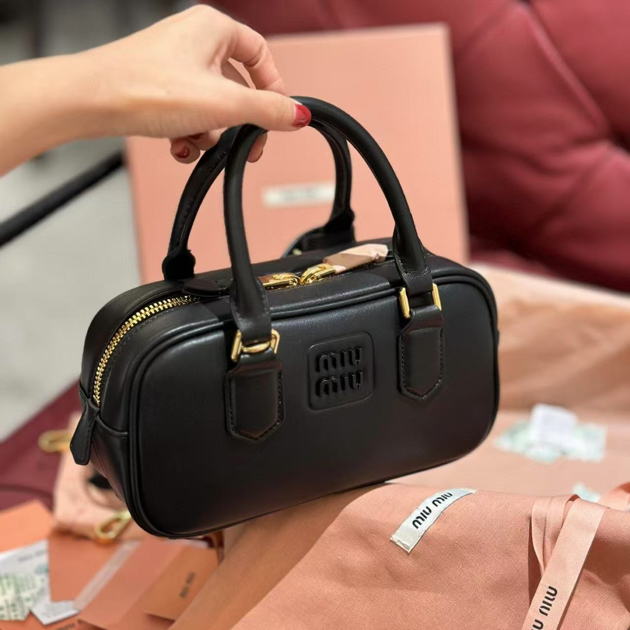 M1UM1U 高品質牛革ハンドバッグ【 50％割引+送料無料】