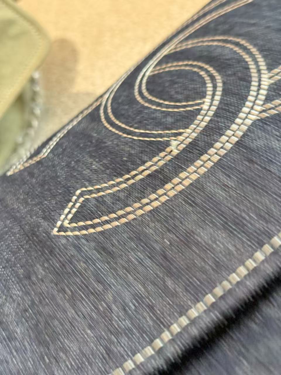 CHANE1 デニムダブルCラージロゴチェーンバッグ【 50％割引+送料無料】