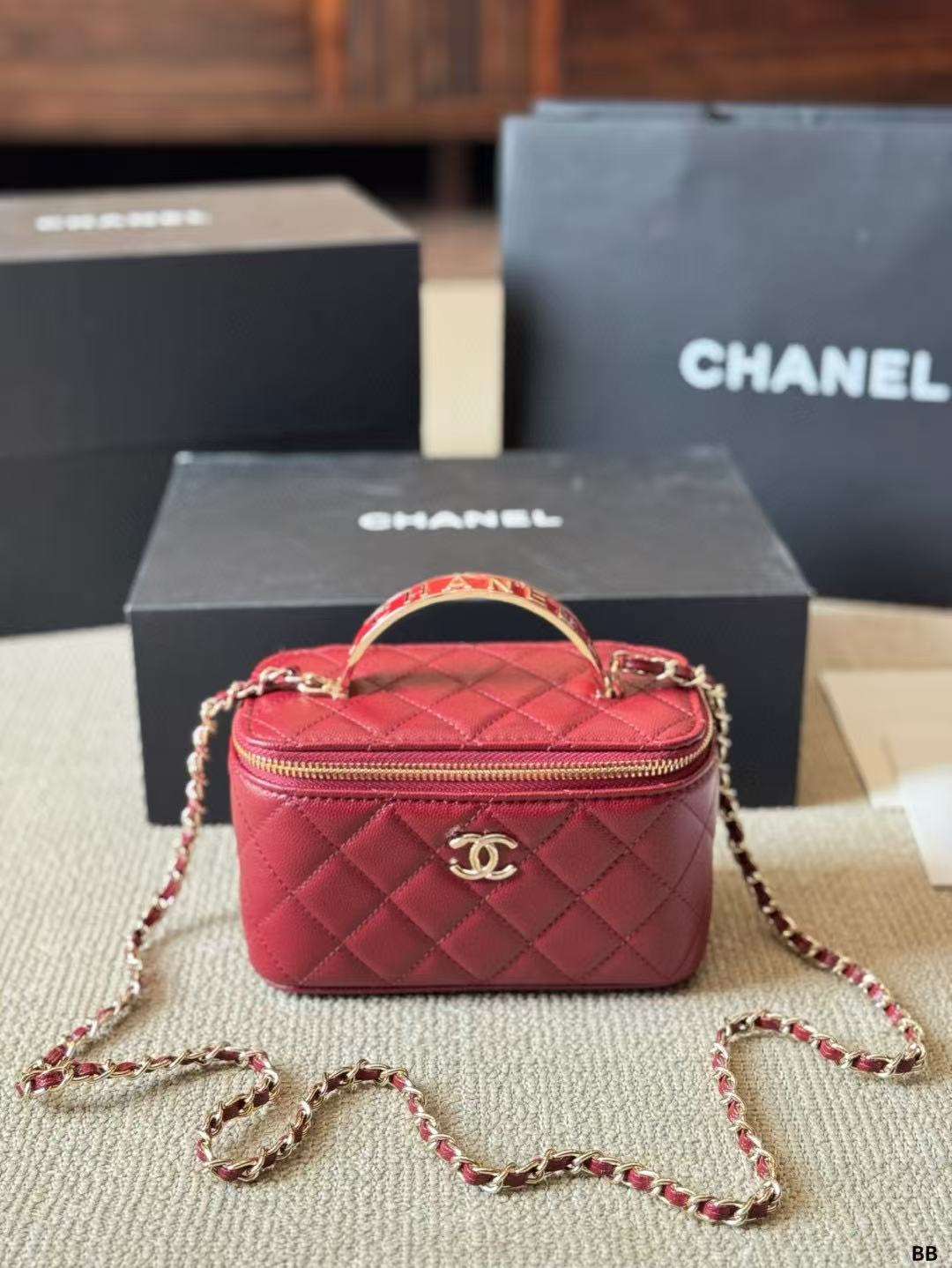 CHANE1 チェーンボックスショルダークロスボディバッグ【 50％割引+送料無料】