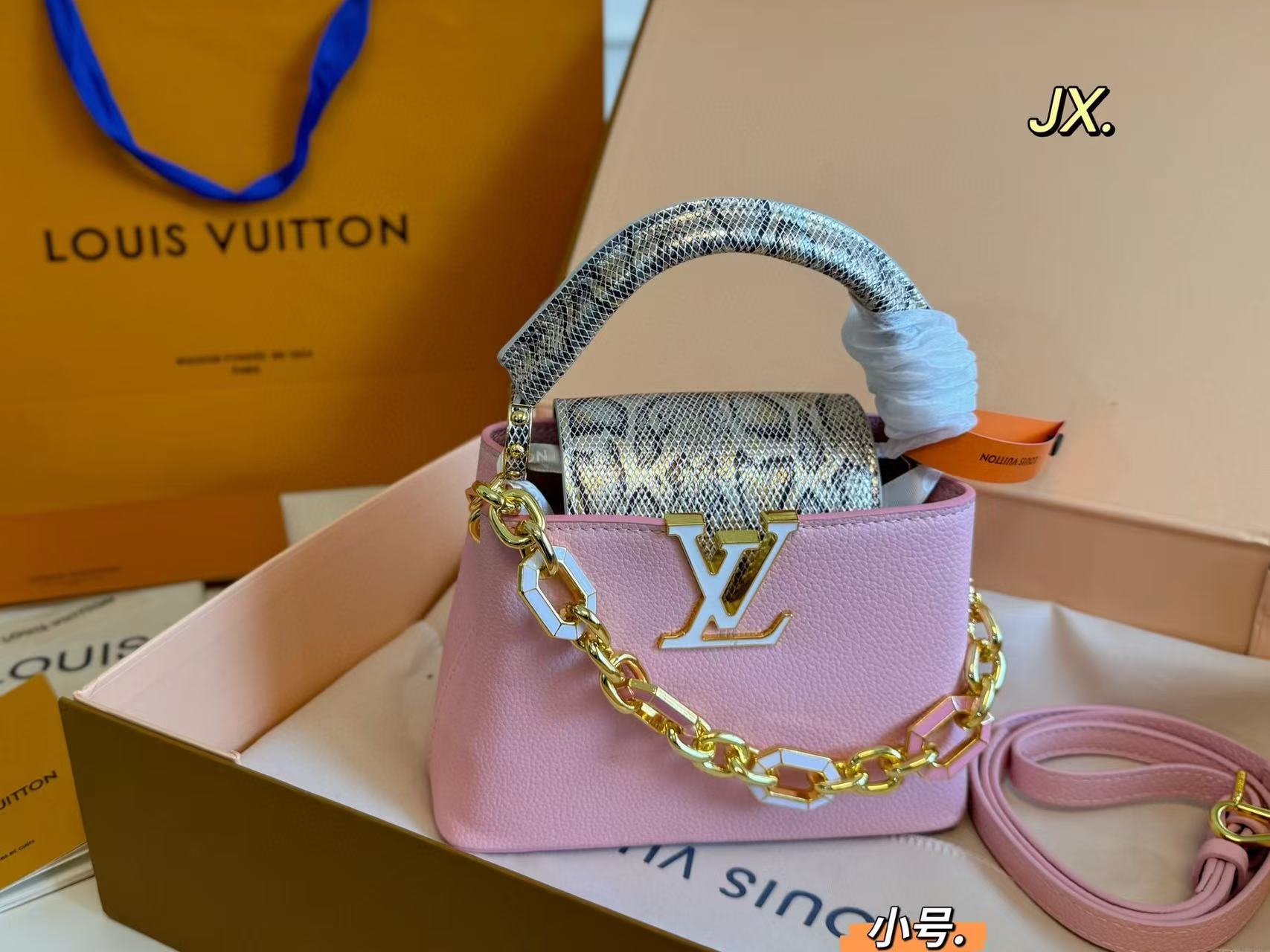 LV Capucinesハンドバッグ【 50％割引+送料無料】