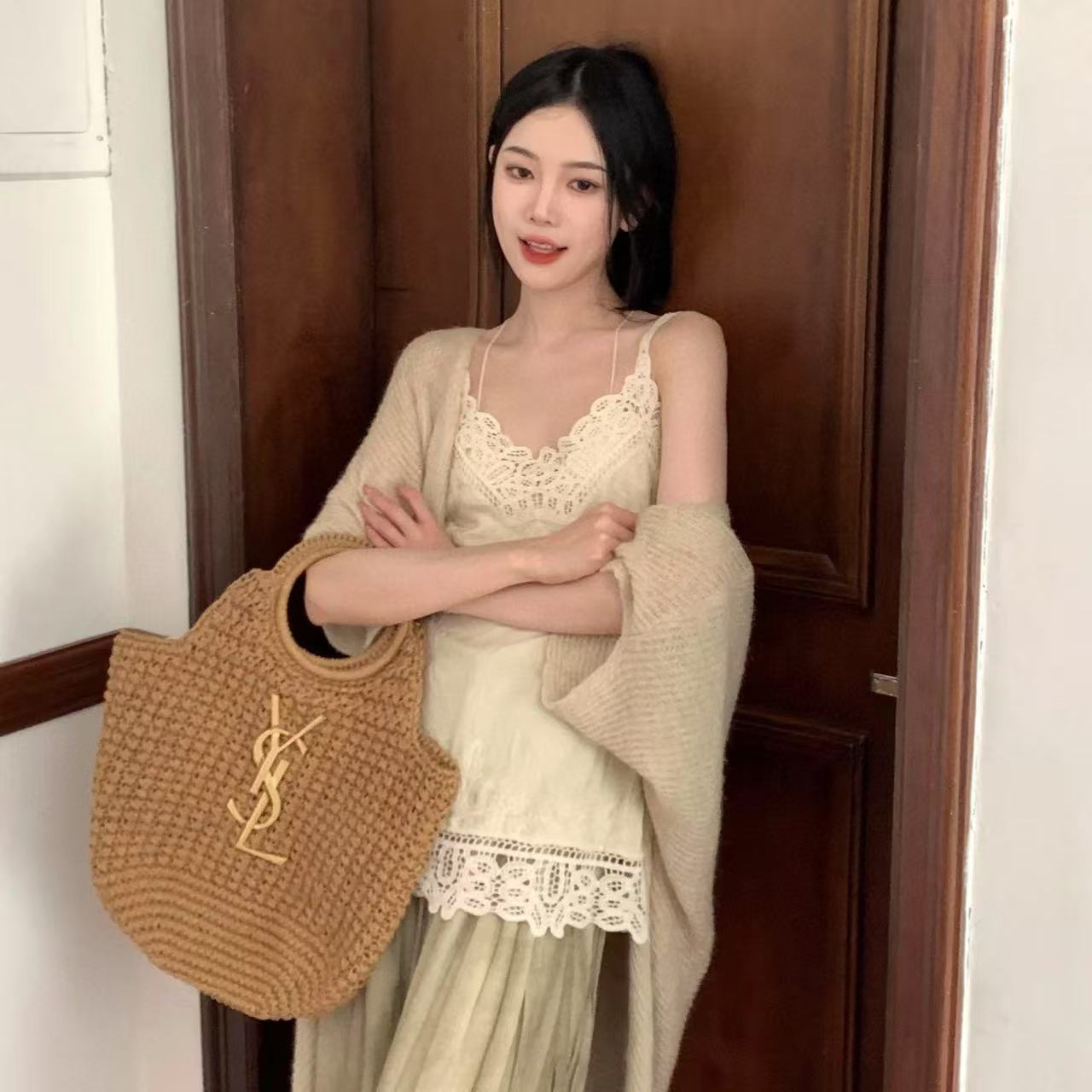 YSL ストロービーチバッグ【 50％割引+送料無料】