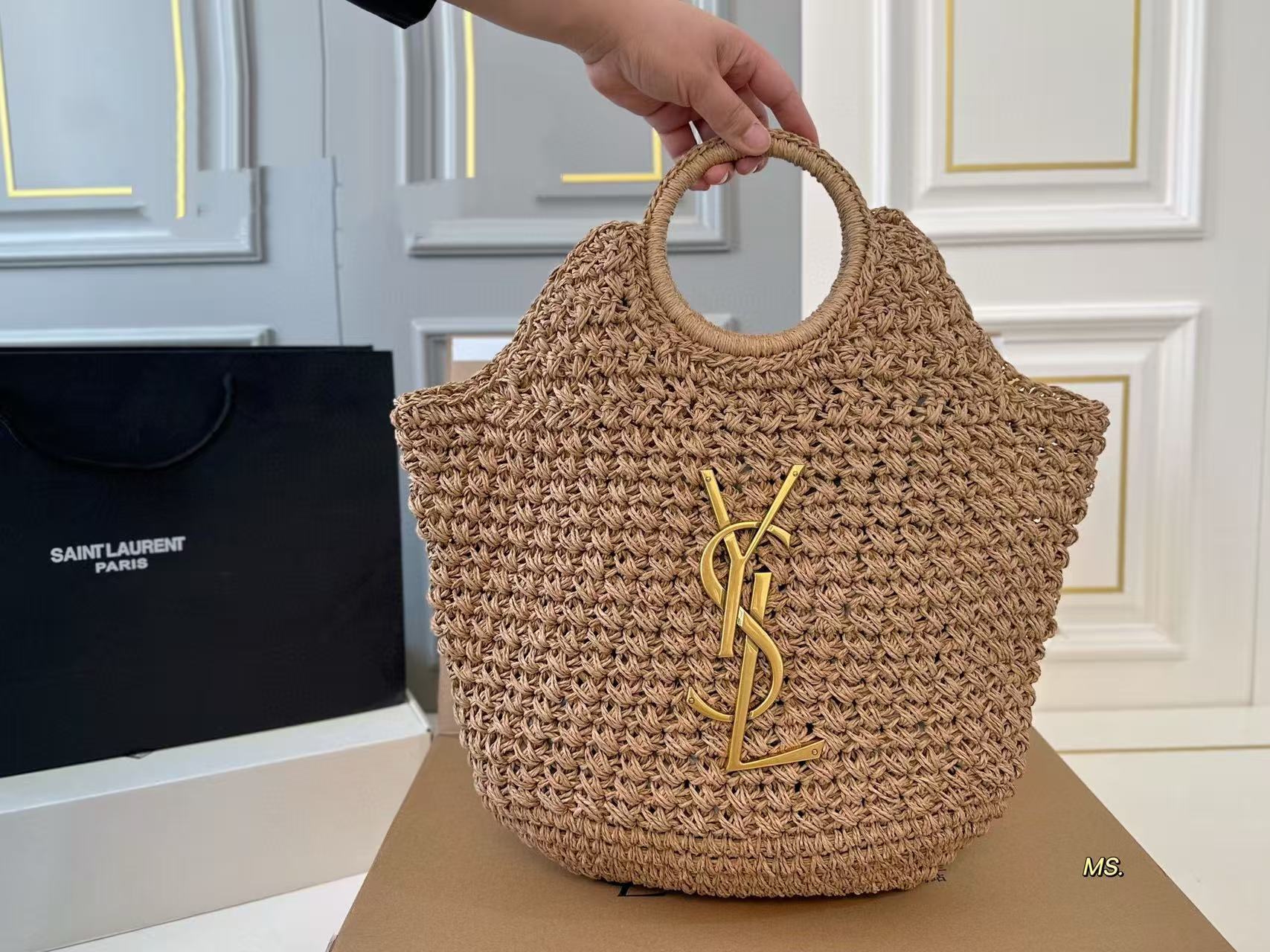 YSL ストロービーチバッグ【 50％割引+送料無料】