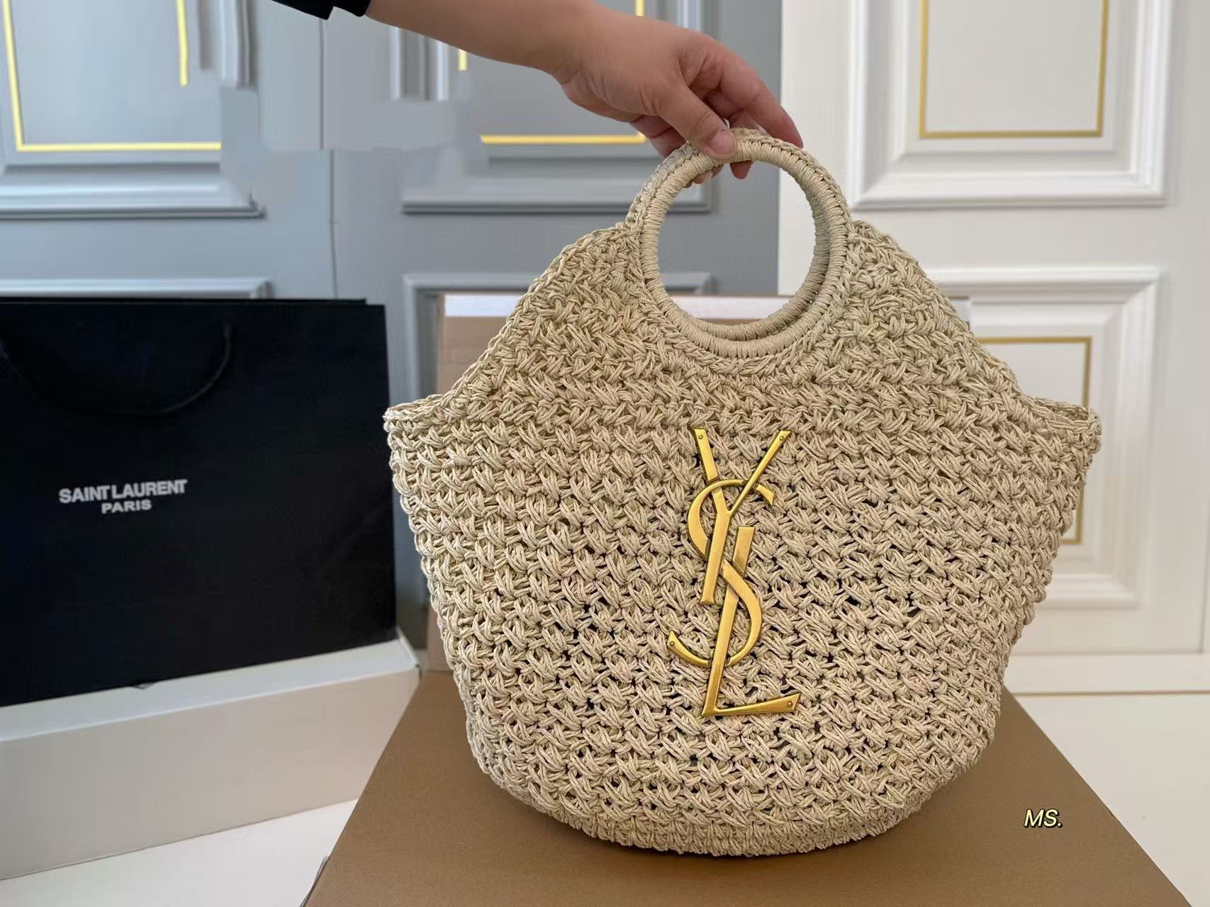 YSL ストロービーチバッグ【 50％割引+送料無料】