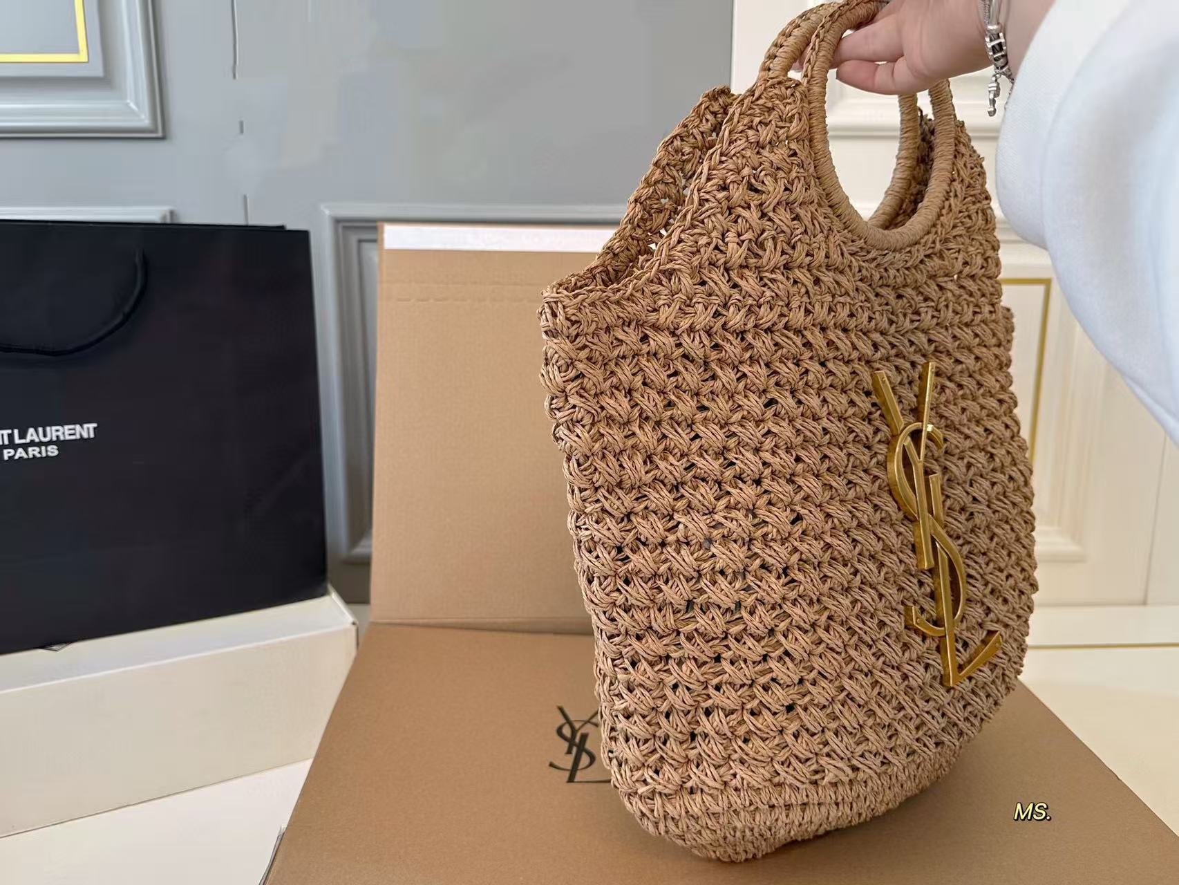 YSL ストロービーチバッグ【 50％割引+送料無料】