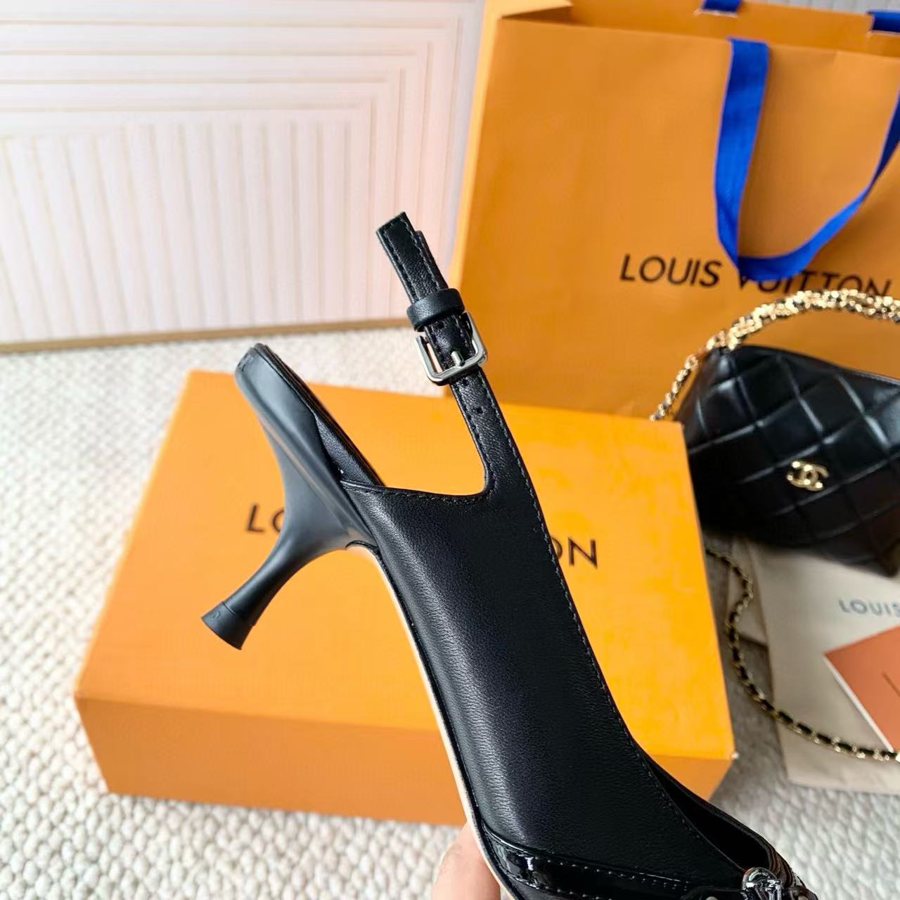 LV 高品質ポインテッドハイヒール【50％割引+送料無料】