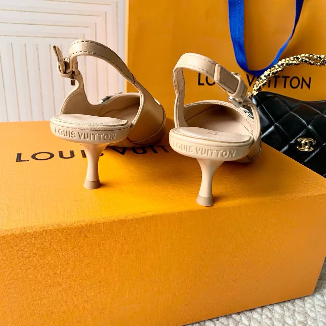 LV 高品質ポインテッドハイヒール【50％割引+送料無料】