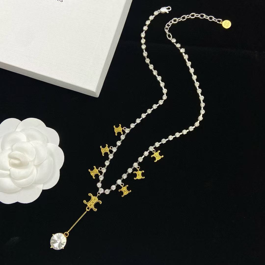 CEL1NE 凱旋門 ダイヤモンド ネックレス【 50％割引+送料無料】