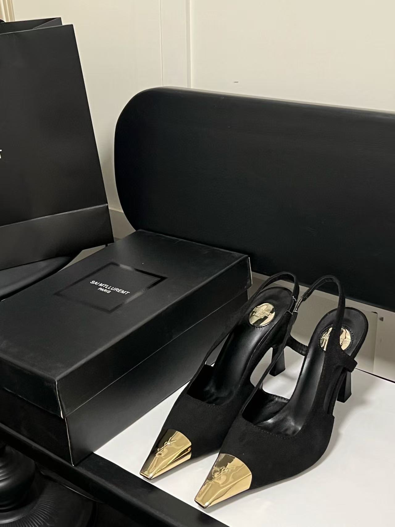 YSLカラーマッチングディアスキンハイヒール【50％割引+送料無料】