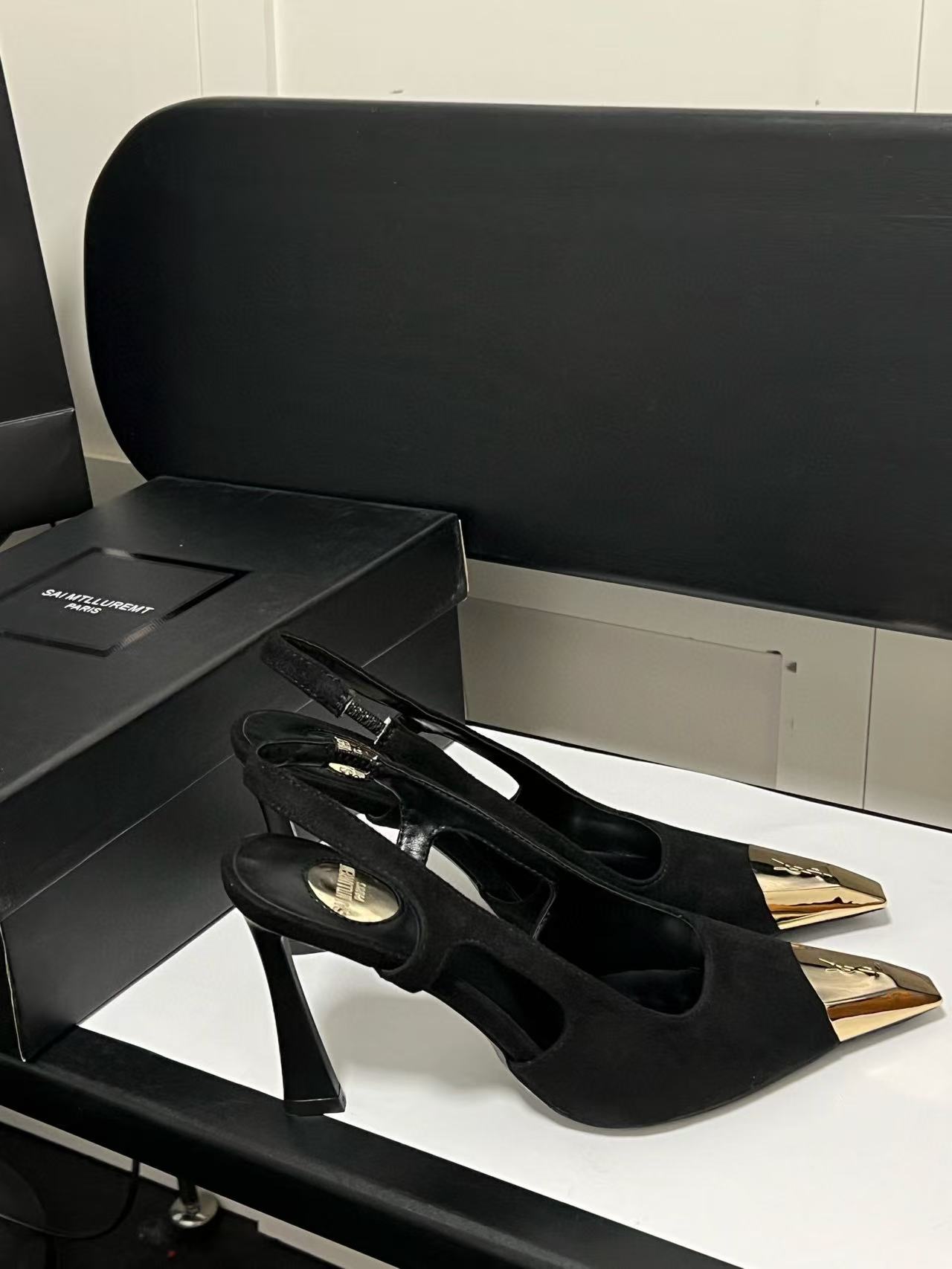 YSLカラーマッチングディアスキンハイヒール【50％割引+送料無料】