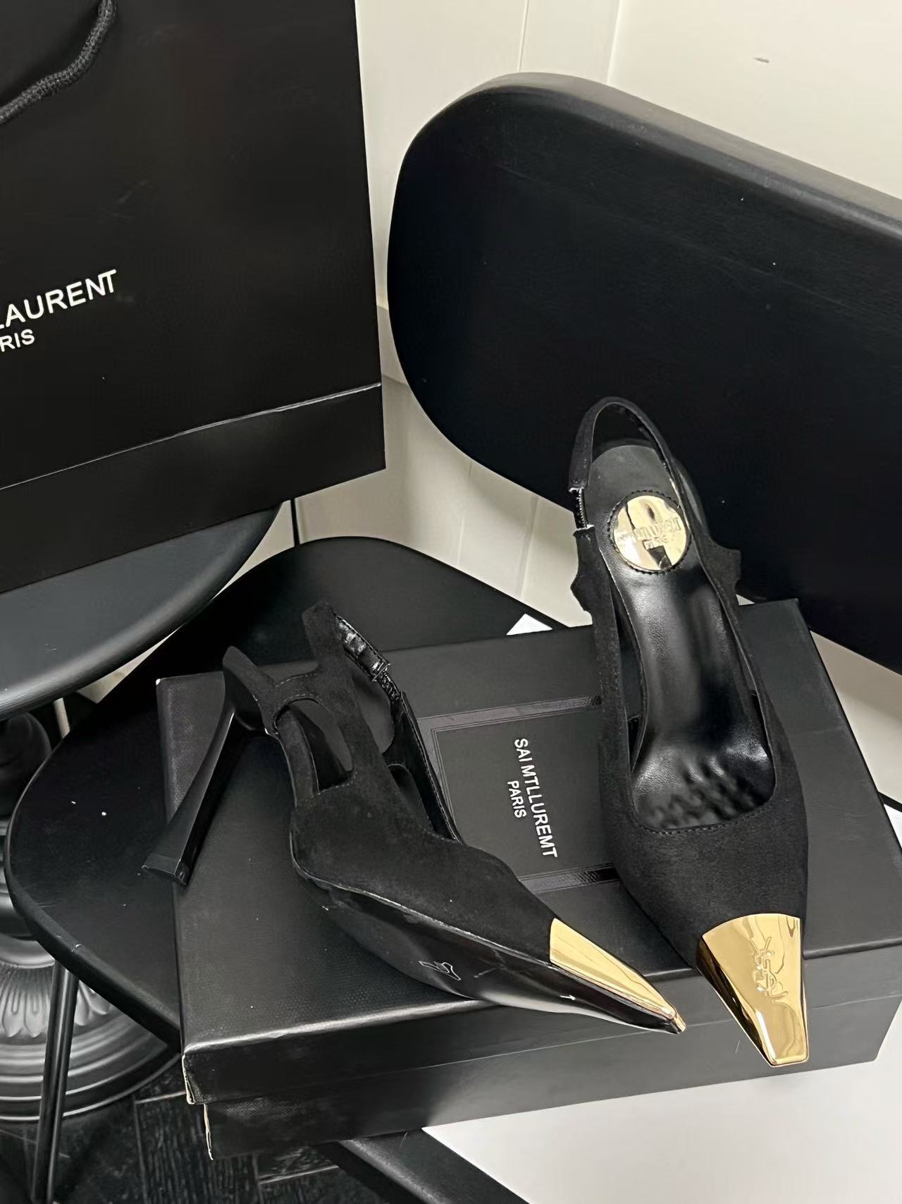 YSLカラーマッチングディアスキンハイヒール【50％割引+送料無料】