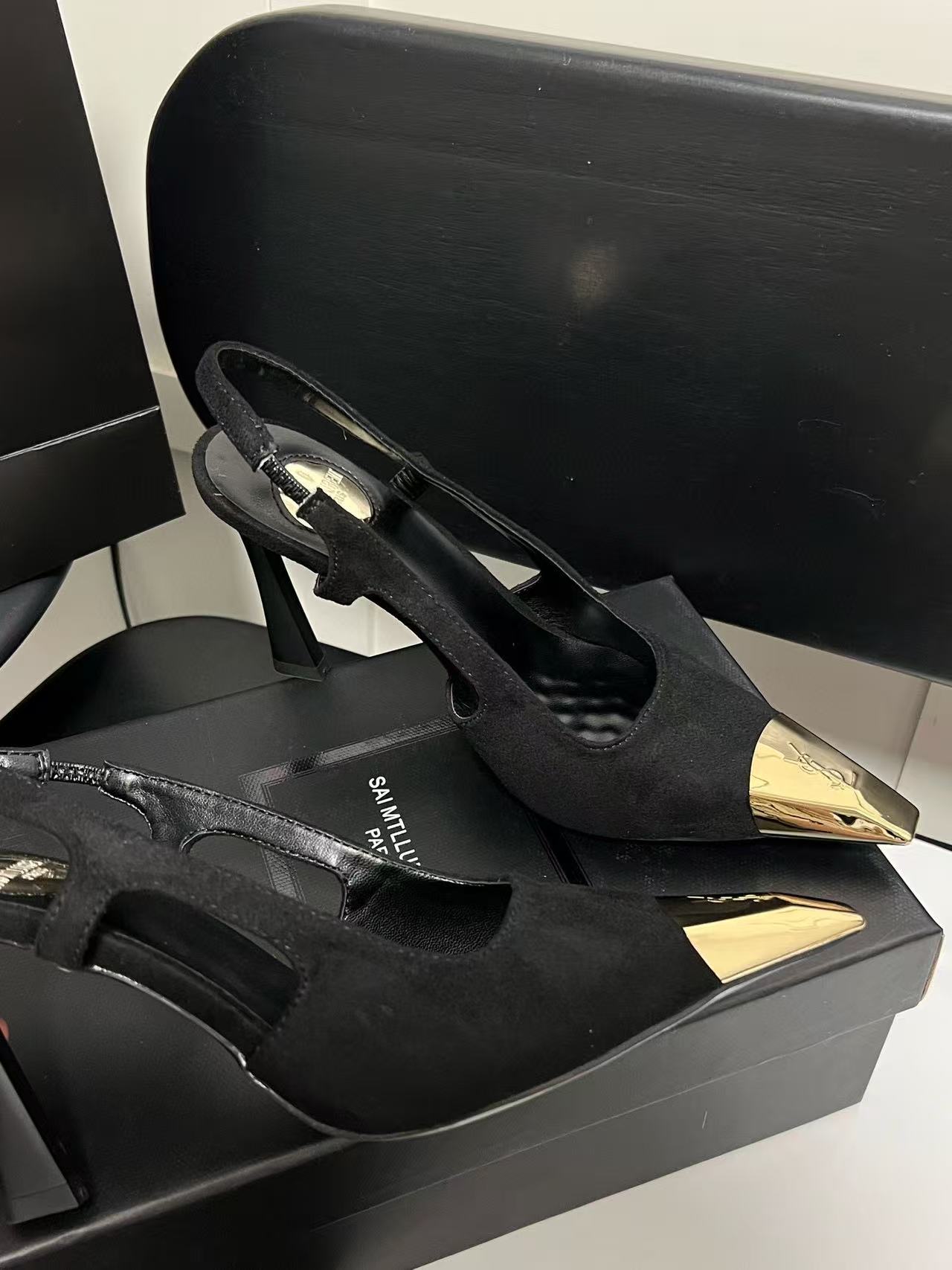 YSLカラーマッチングディアスキンハイヒール【50％割引+送料無料】