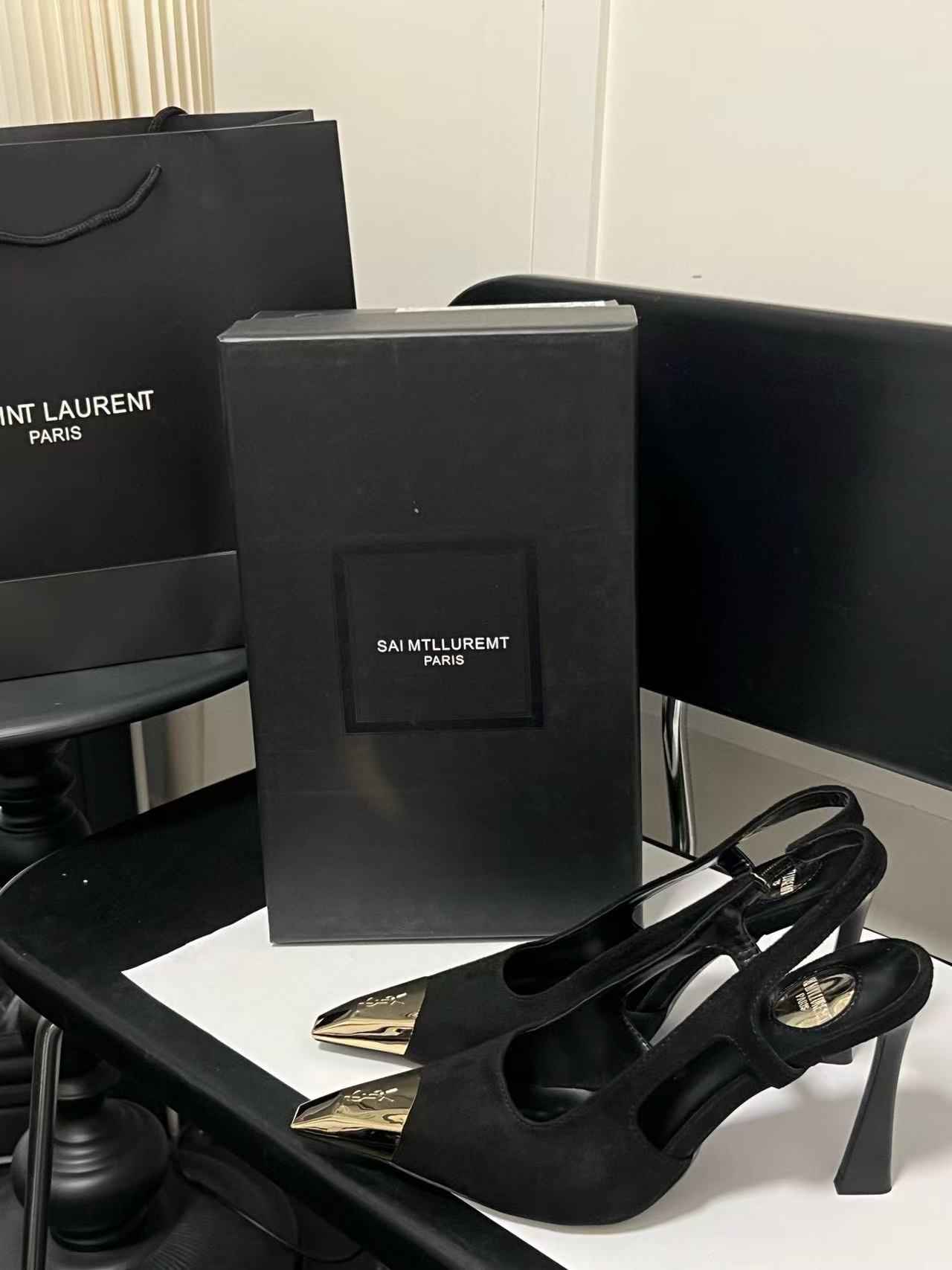 YSLカラーマッチングディアスキンハイヒール【50％割引+送料無料】