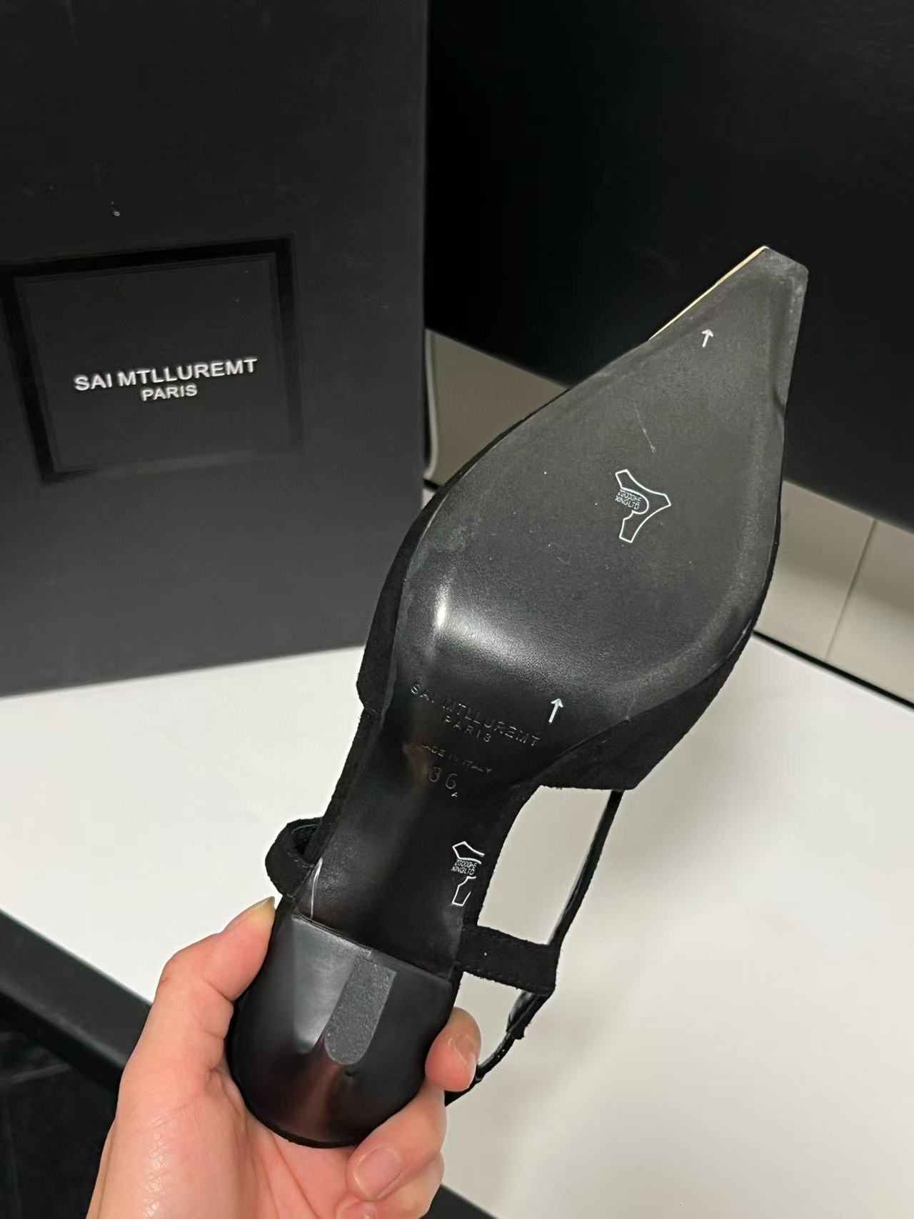 YSLカラーマッチングディアスキンハイヒール【50％割引+送料無料】