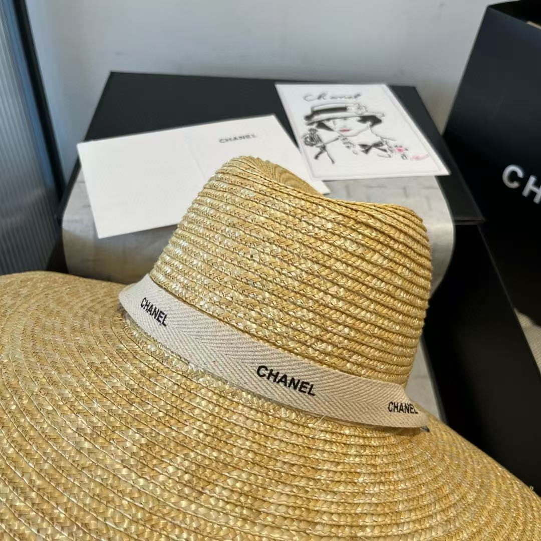 CHANE1レターラフィアハット【 50％割引+送料無料】