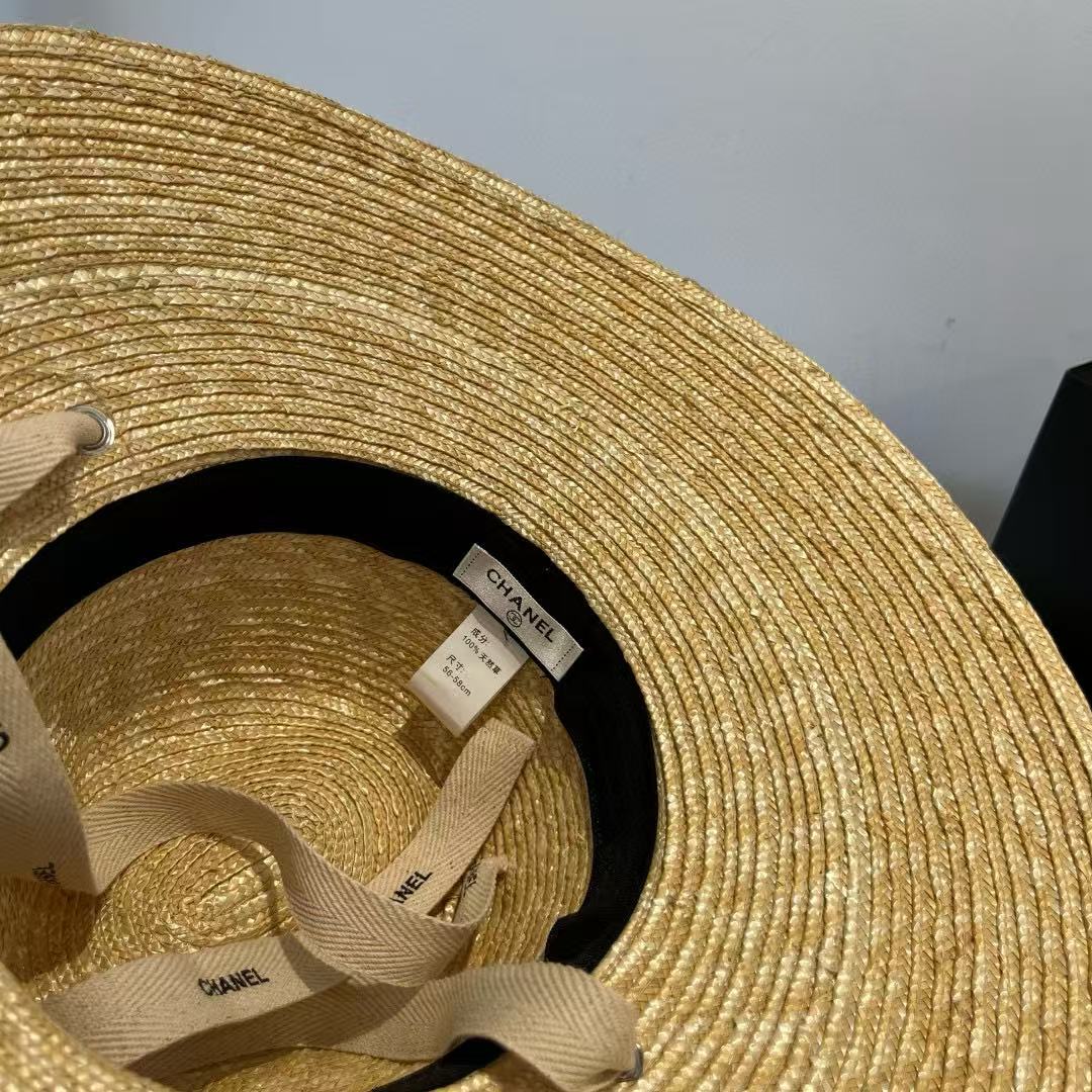 CHANE1レターラフィアハット【 50％割引+送料無料】