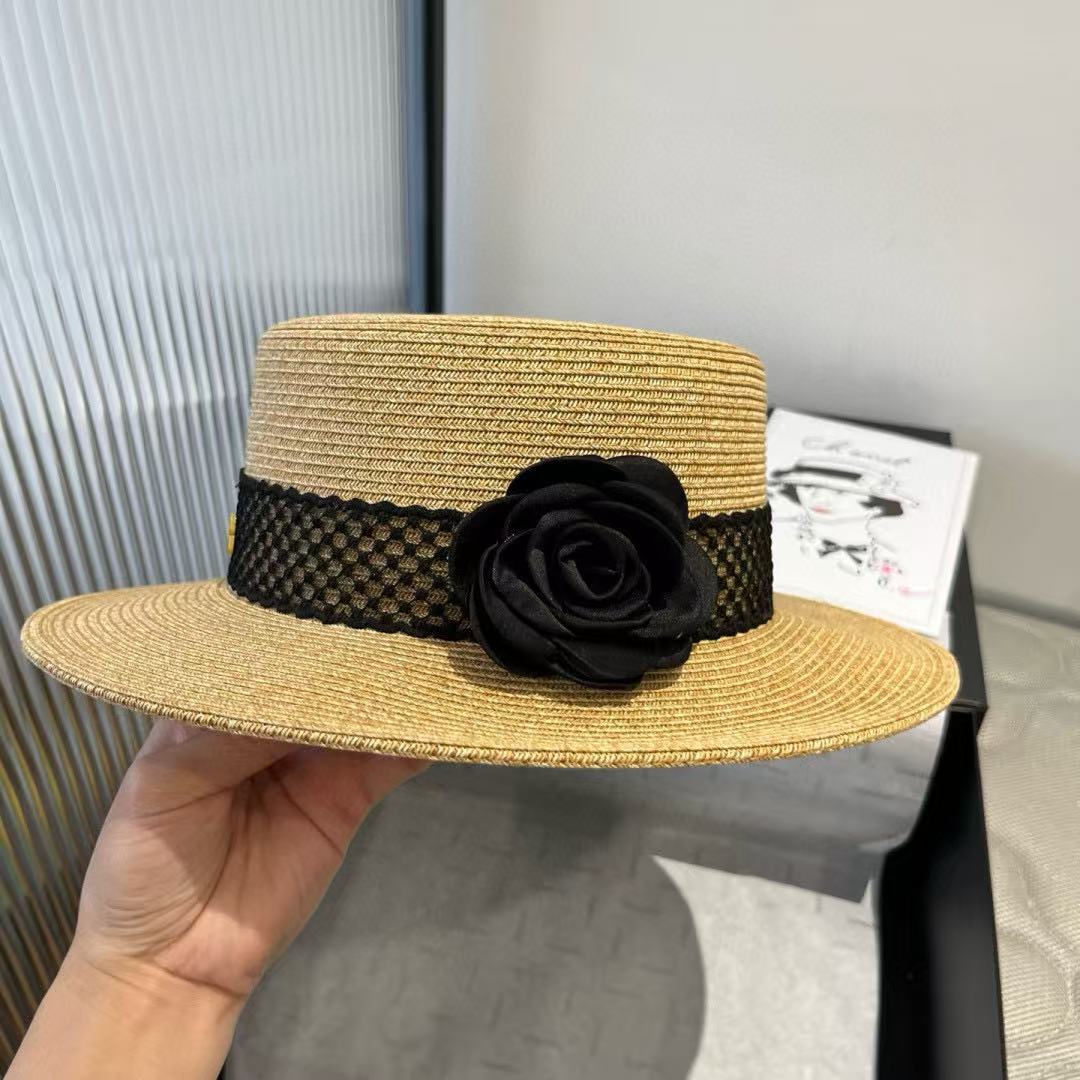 M1UM1U メッシュカメリアストローハット【 50％割引+送料無料】