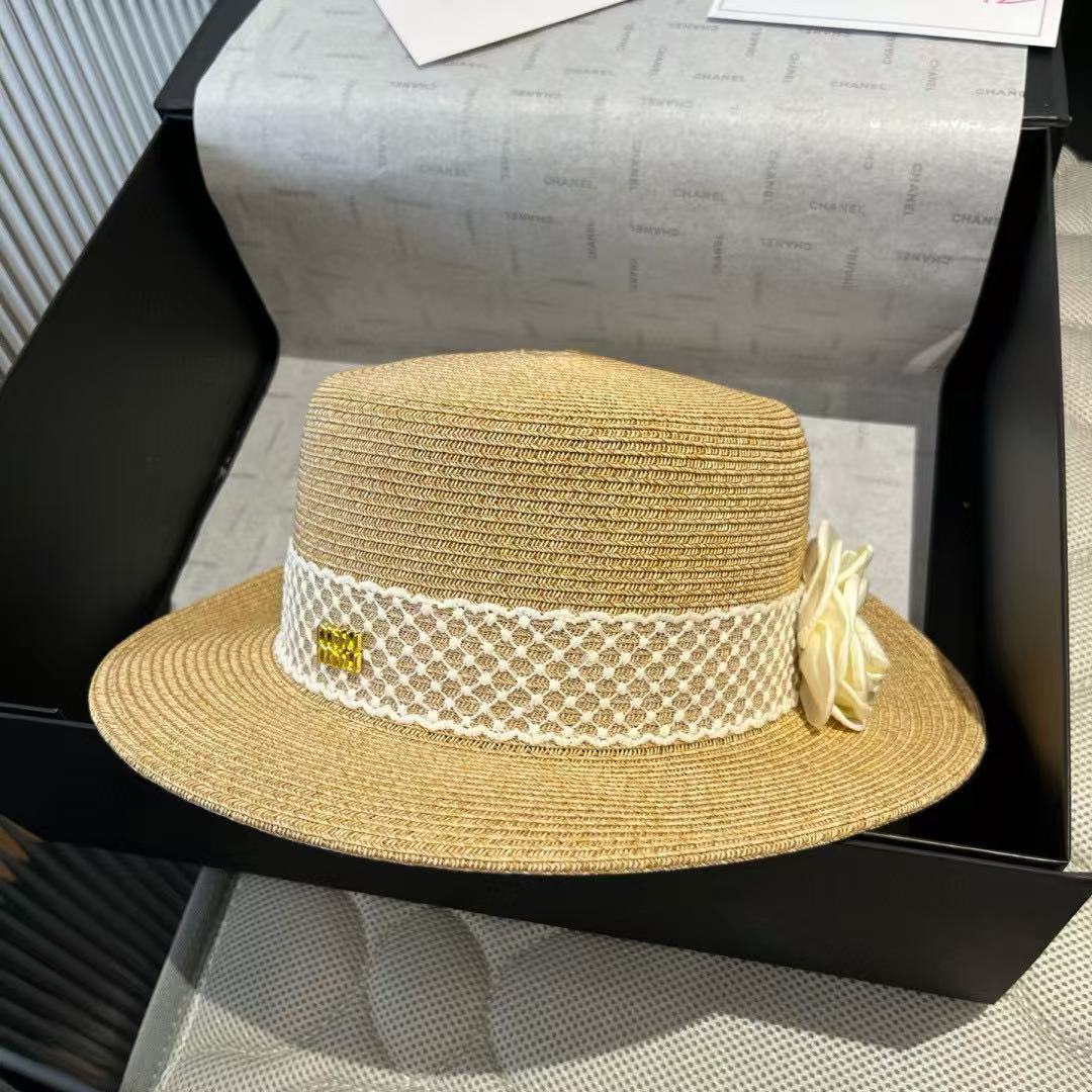 M1UM1U メッシュカメリアストローハット【 50％割引+送料無料】