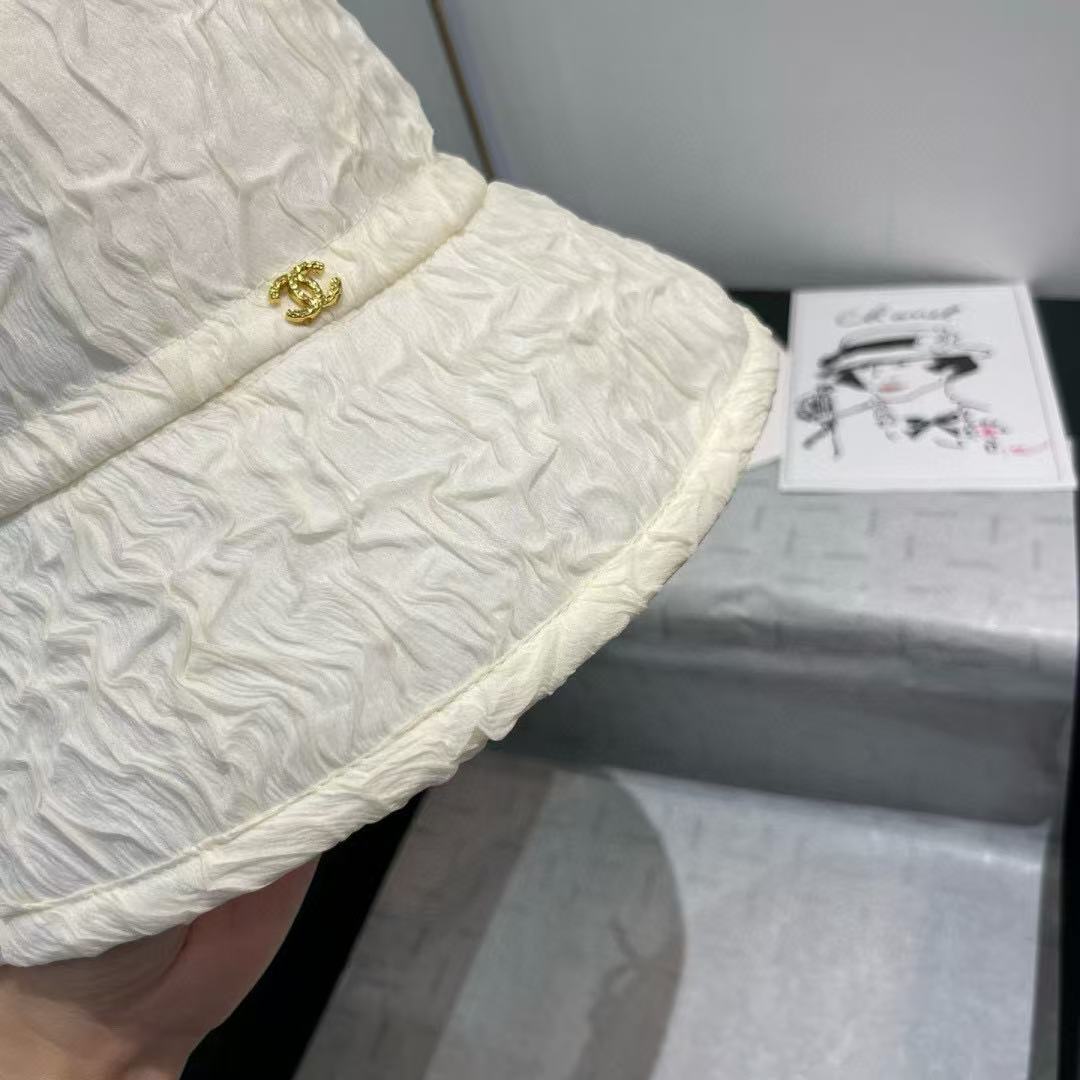 CHANE1 プリーツバケットハット【 50％割引+送料無料】