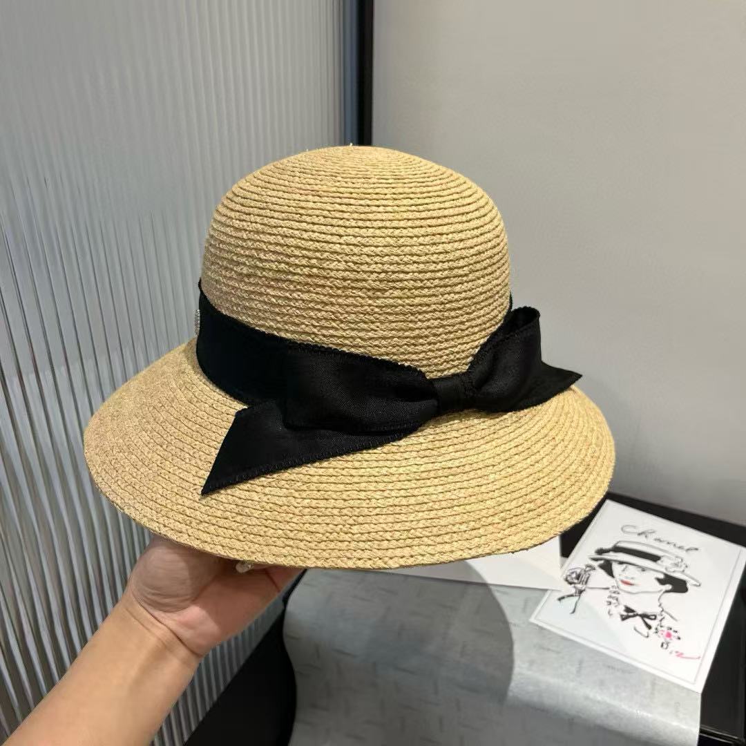 M1UM1U シンプルなラフィアのベイスンハット【 50％割引+送料無料】