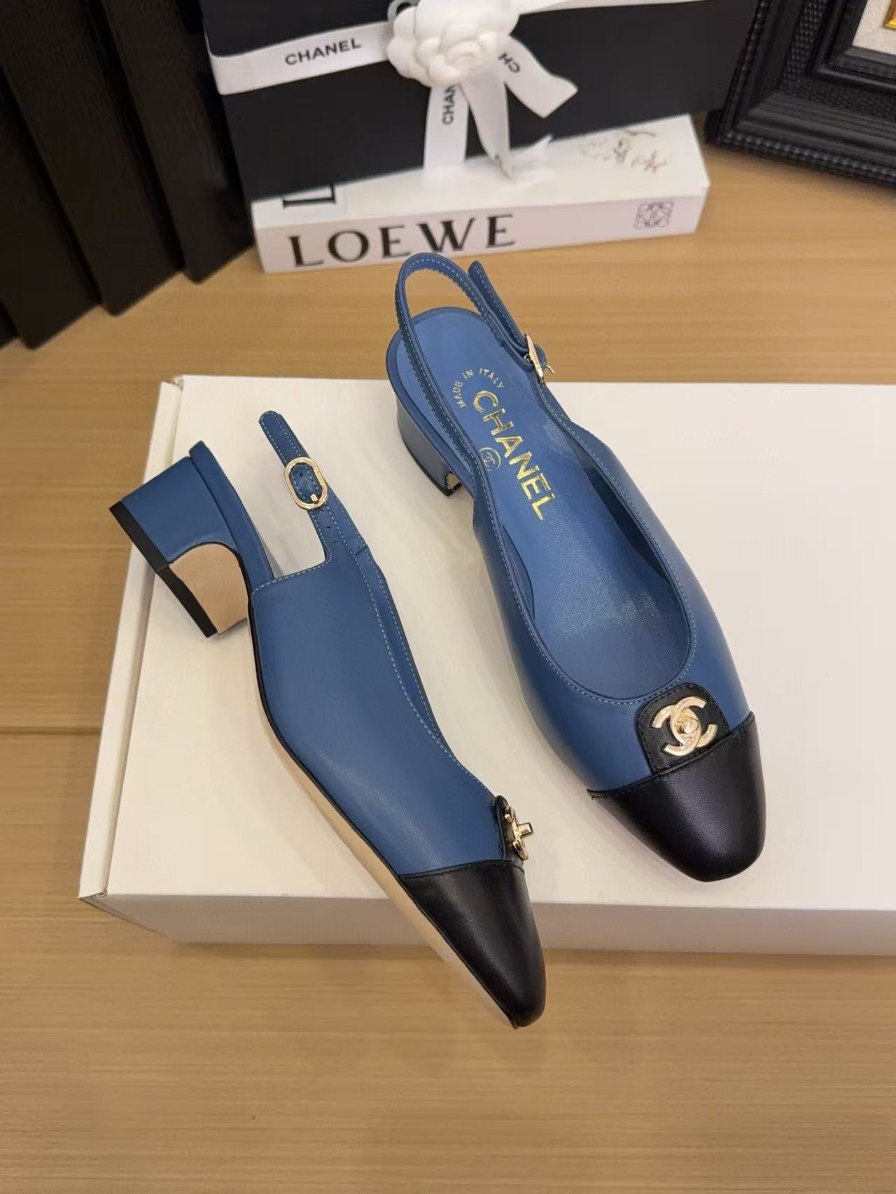 CHANE1 高品質カラーマッチングローヒール【50％割引+送料無料】