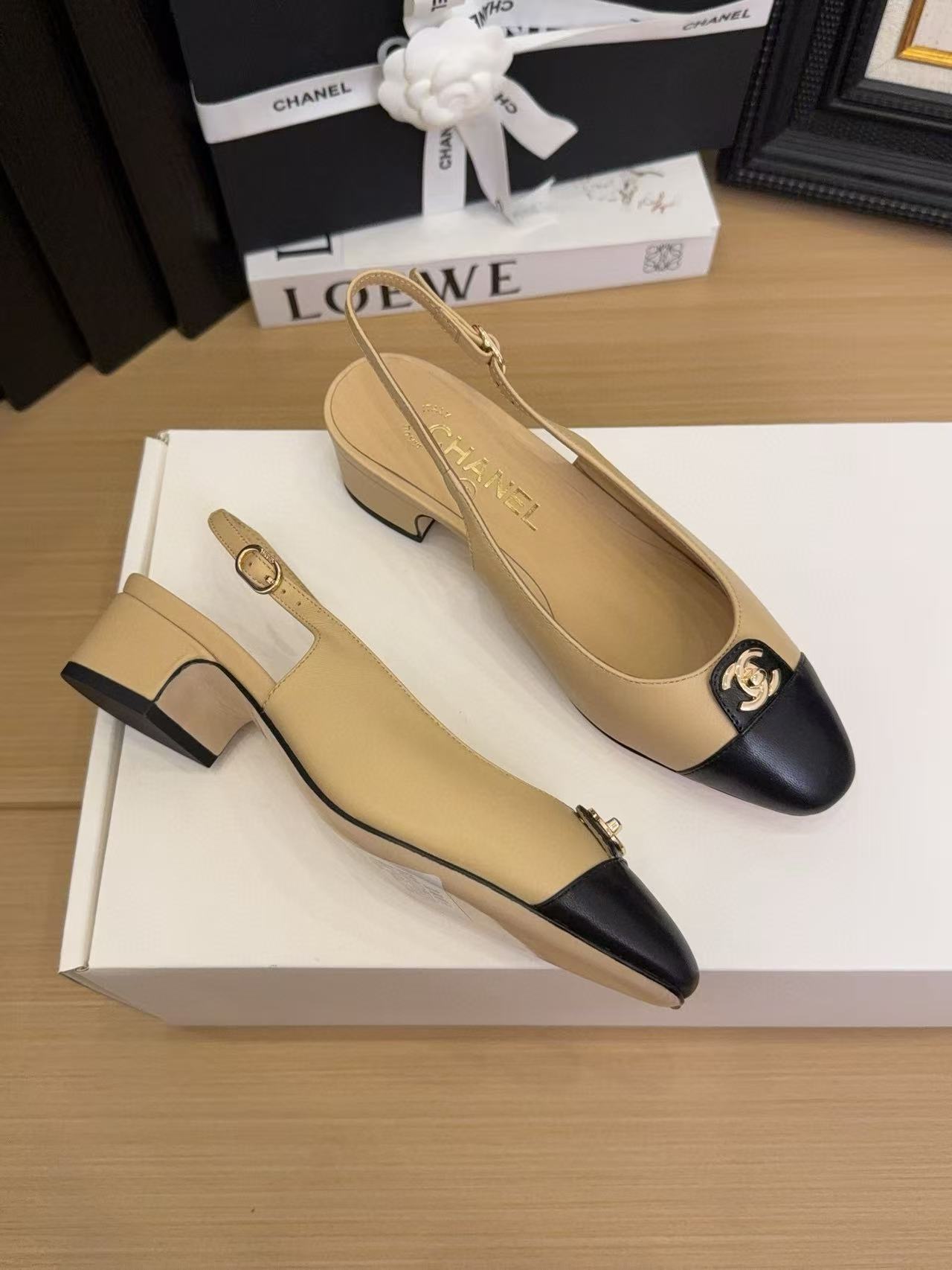 CHANE1 高品質カラーマッチングローヒール【50％割引+送料無料】