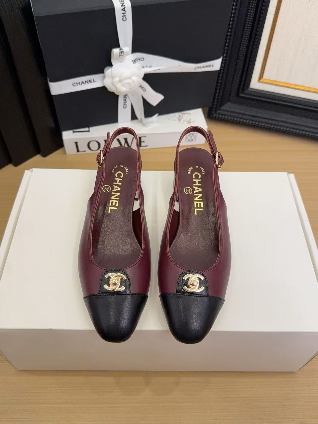 CHANE1 高品質カラーマッチングローヒール【50％割引+送料無料】