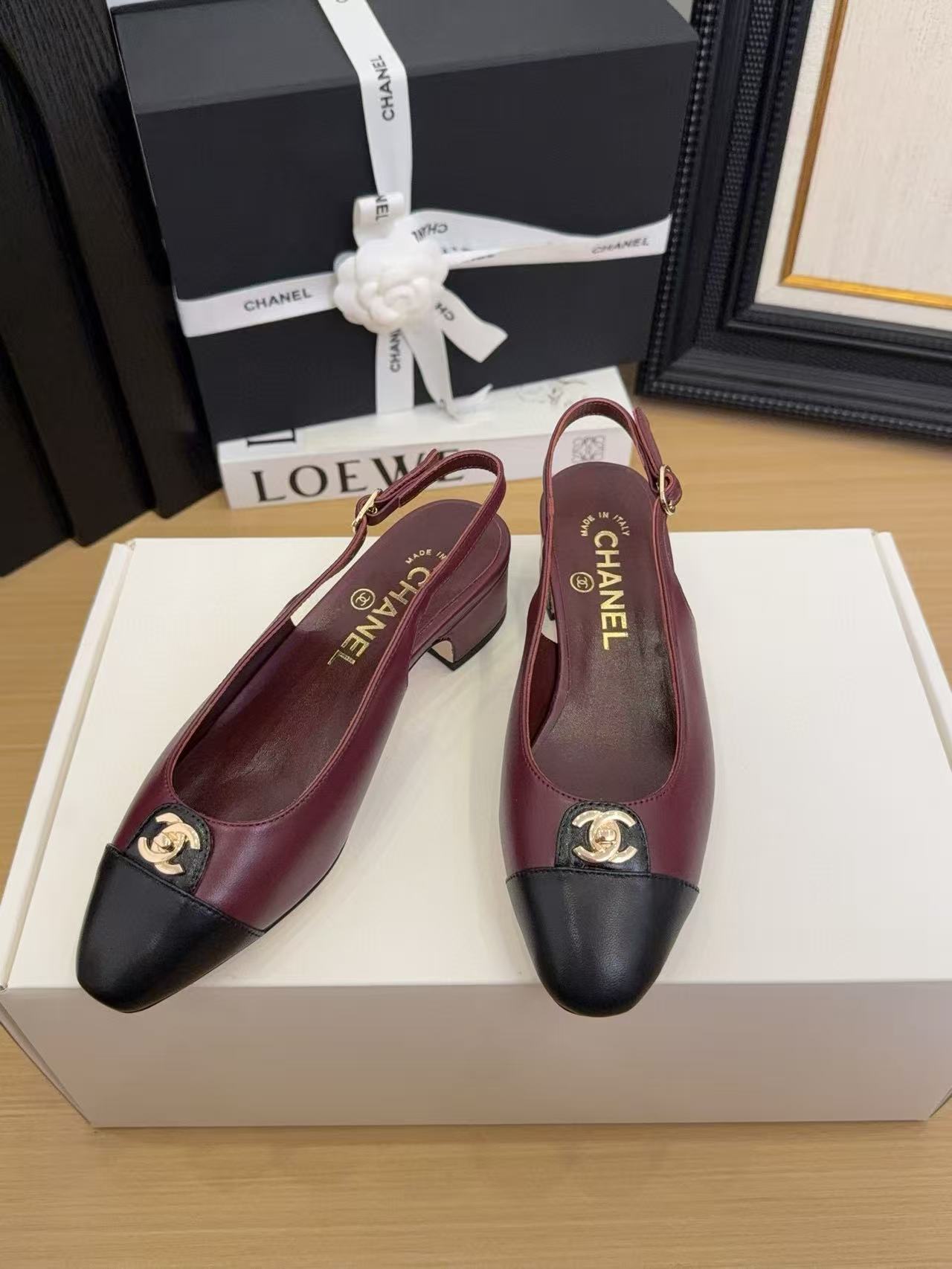 CHANE1 高品質カラーマッチングローヒール【50％割引+送料無料】