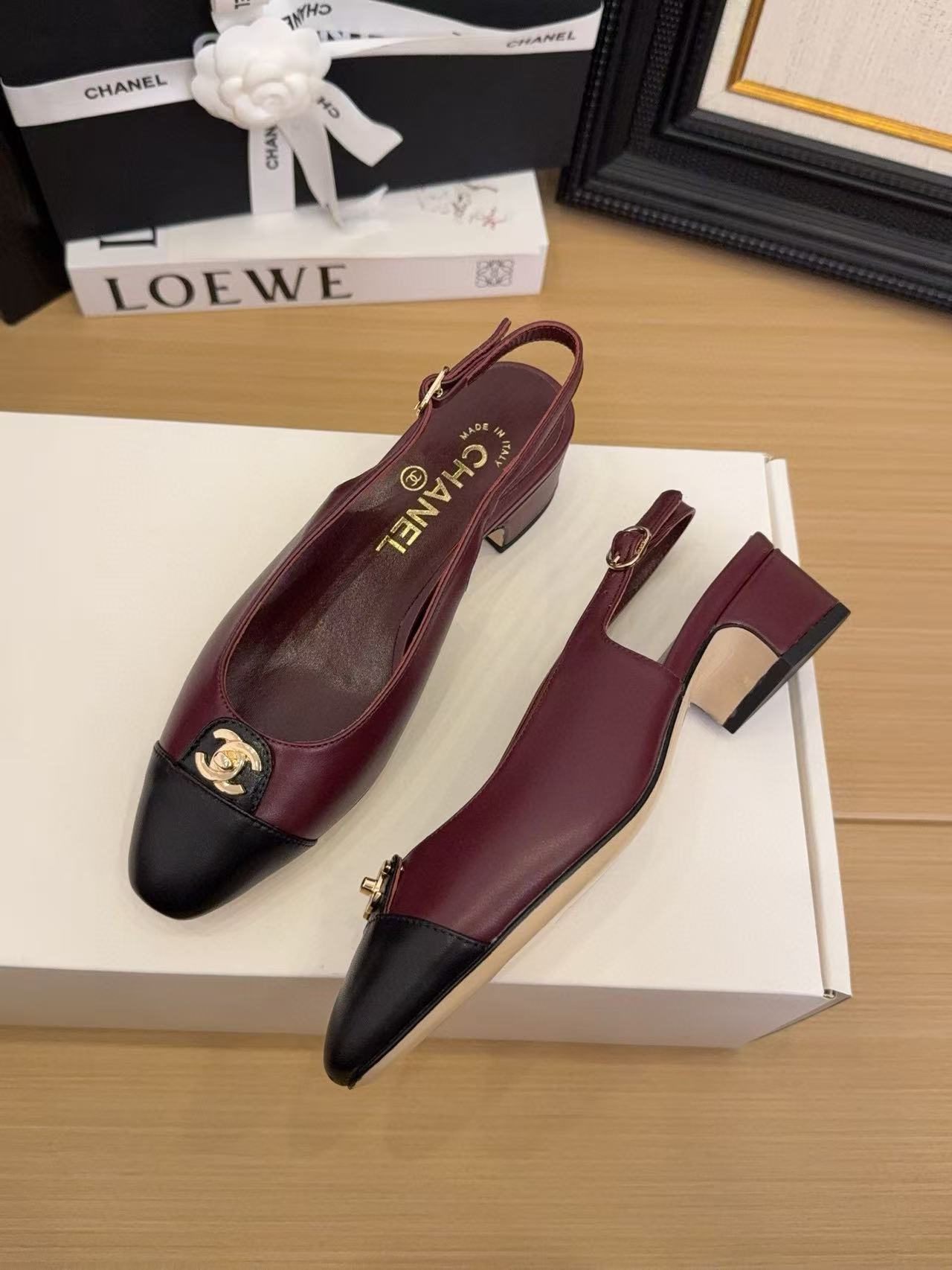 CHANE1 高品質カラーマッチングローヒール【50％割引+送料無料】