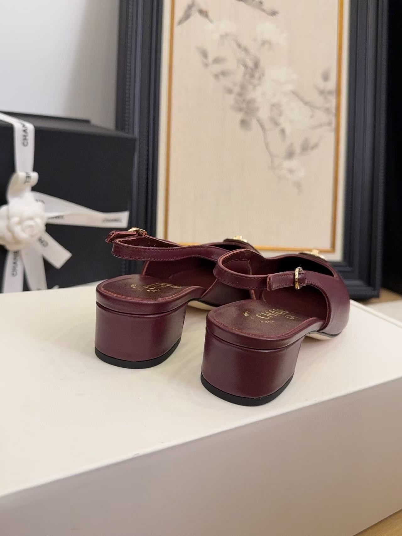 CHANE1 高品質カラーマッチングローヒール【50％割引+送料無料】