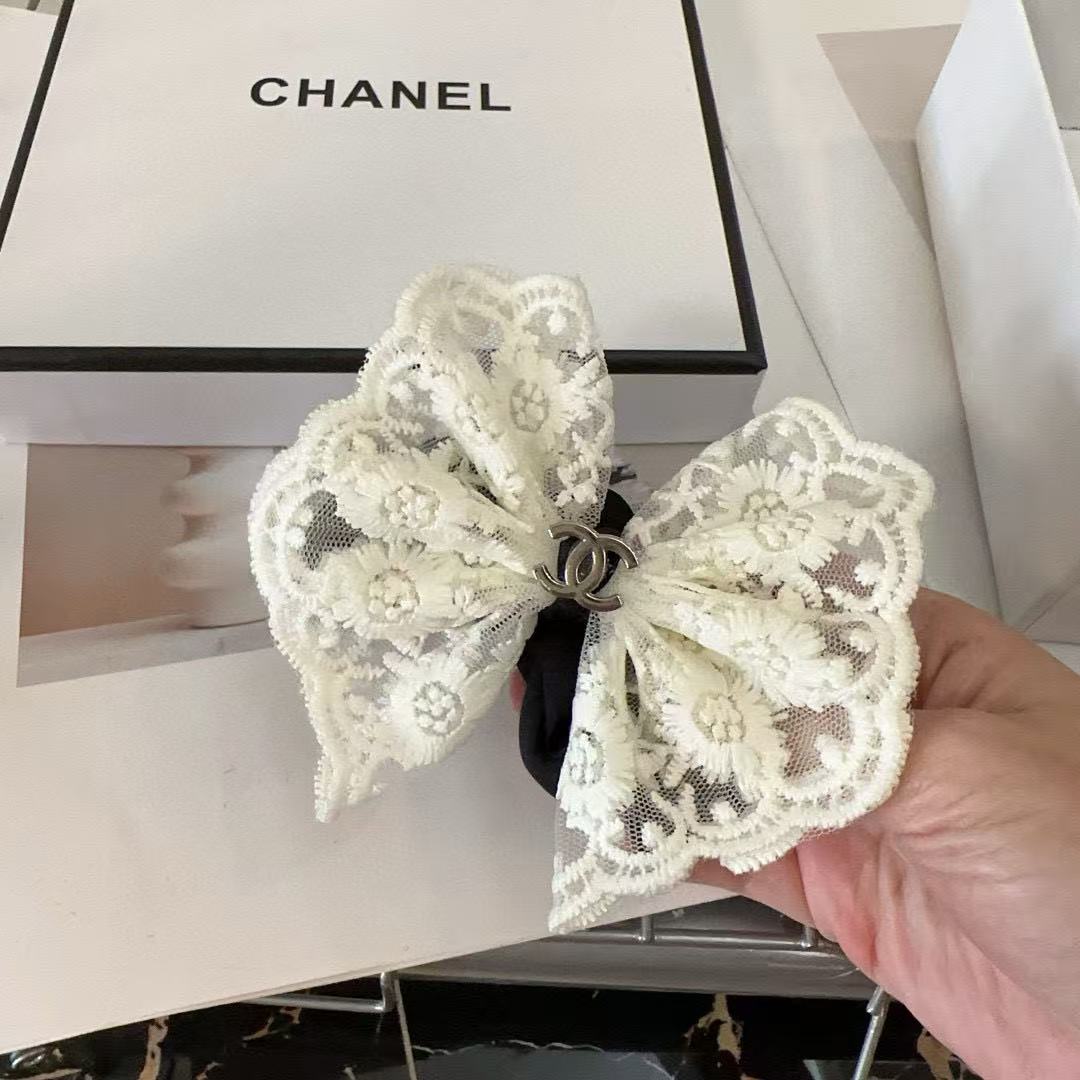 CHANE1 ダブルCレースヘアバンド【 50％割引+送料無料】