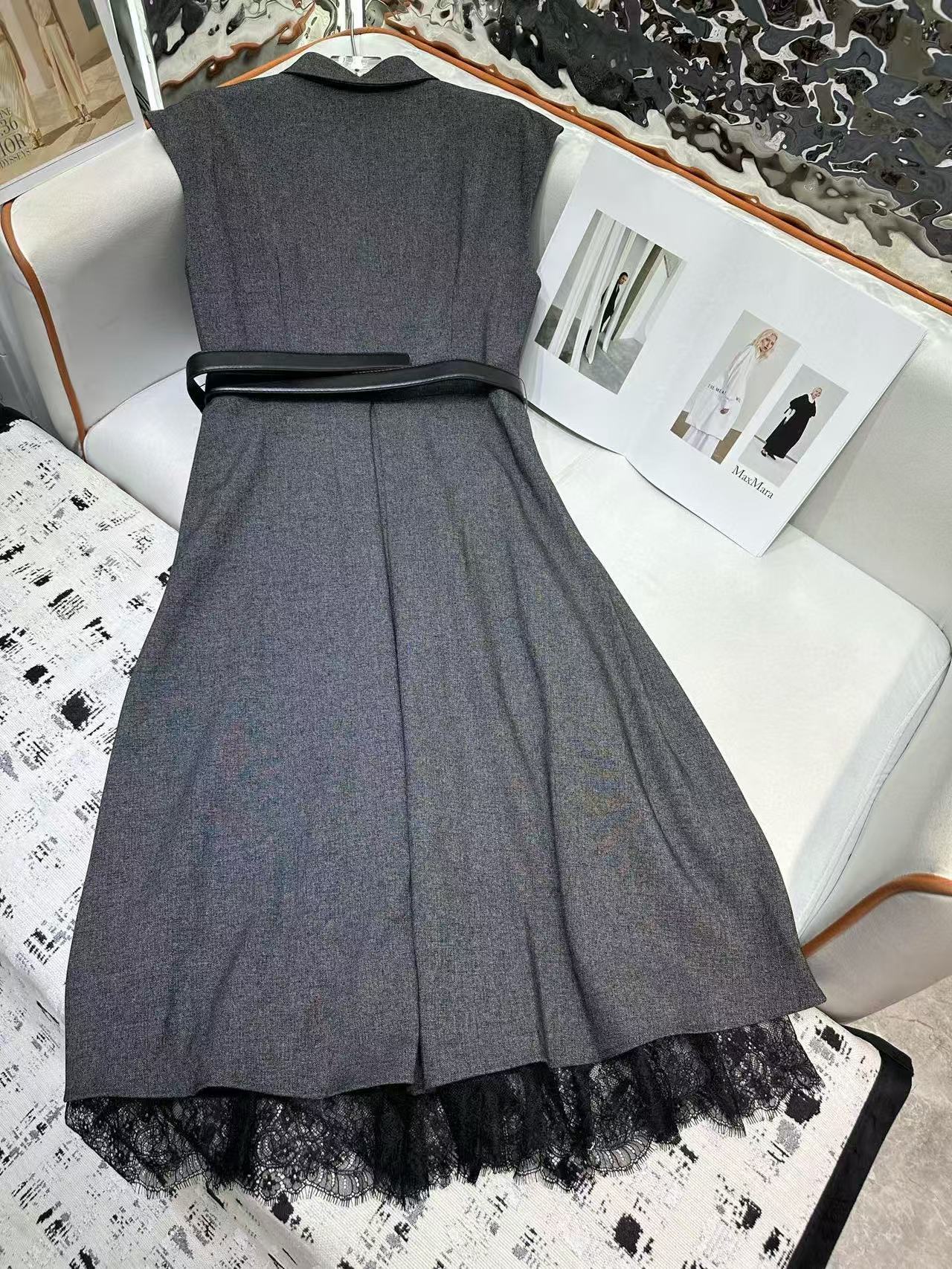 DI0R 高品質ラペル半袖ドレス【 50％割引+送料無料】