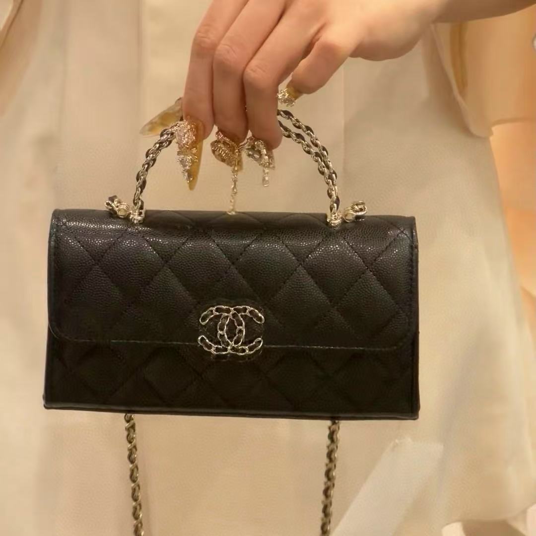 CHANE1 ダブルCショルダークロスボディバッグ【 50％割引+送料無料】