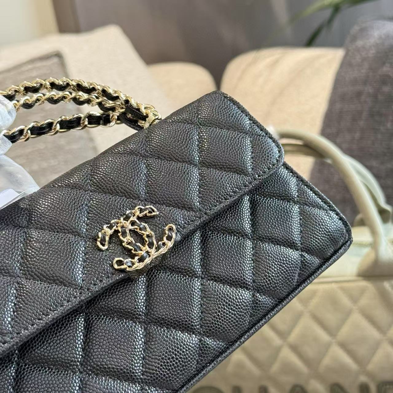 CHANE1 ダブルCショルダークロスボディバッグ【 50％割引+送料無料】