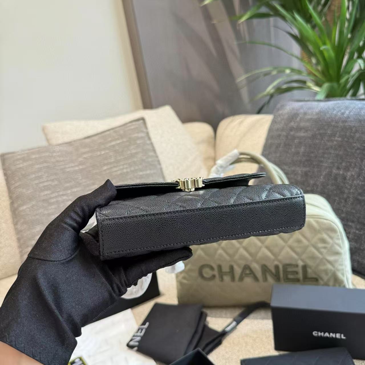 CHANE1 ダブルCショルダークロスボディバッグ【 50％割引+送料無料】