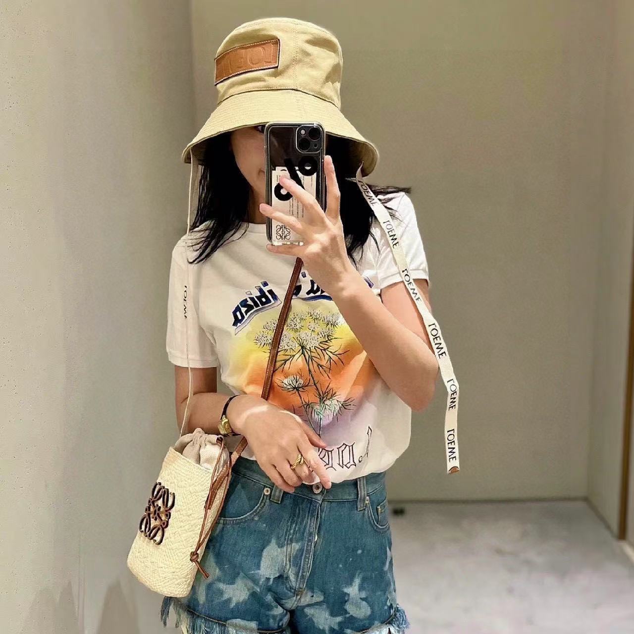 YSL ストローバケットバッグ【 50％割引+送料無料】