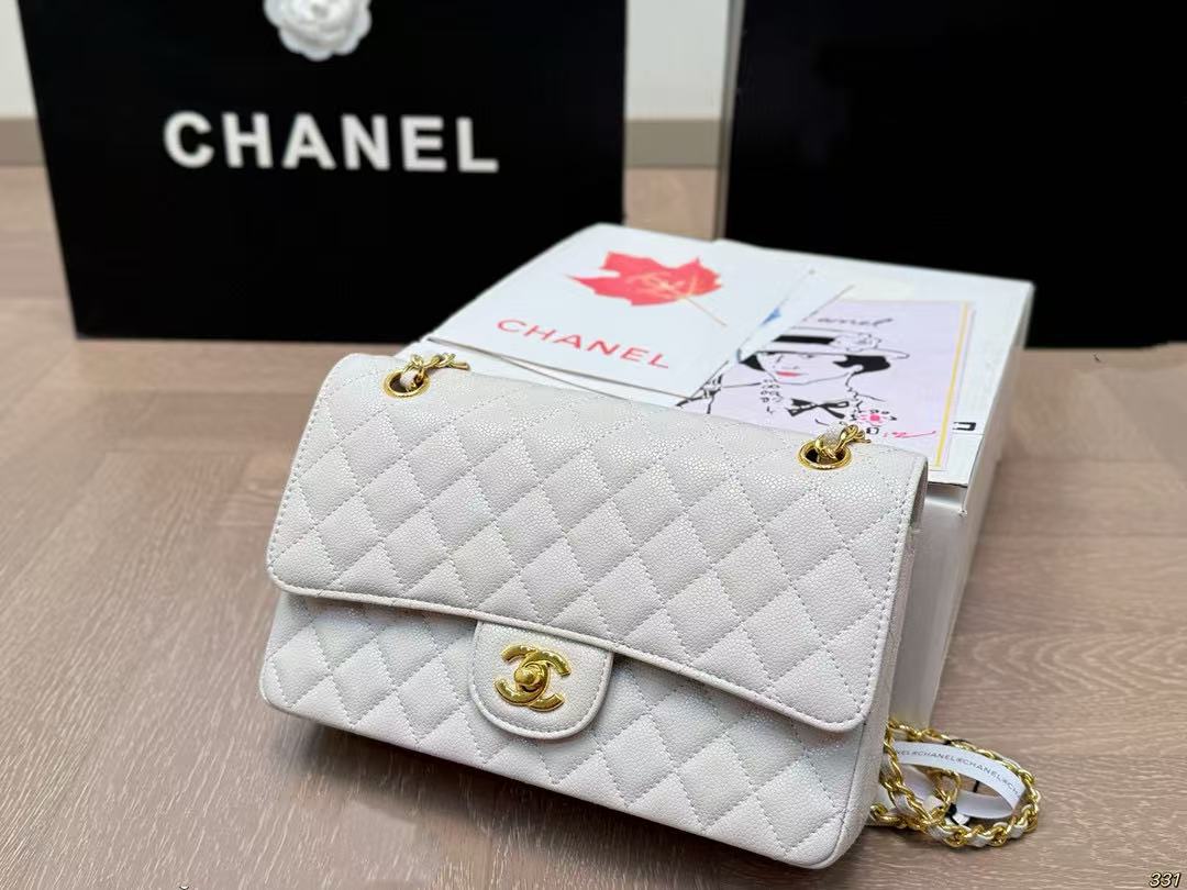 CHANE1 キャビアチェーンショルダークロスボディバッグ【 50％割引+送料無料】