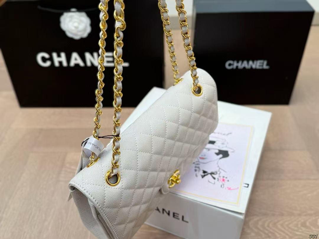 CHANE1 キャビアチェーンショルダークロスボディバッグ【 50％割引+送料無料】